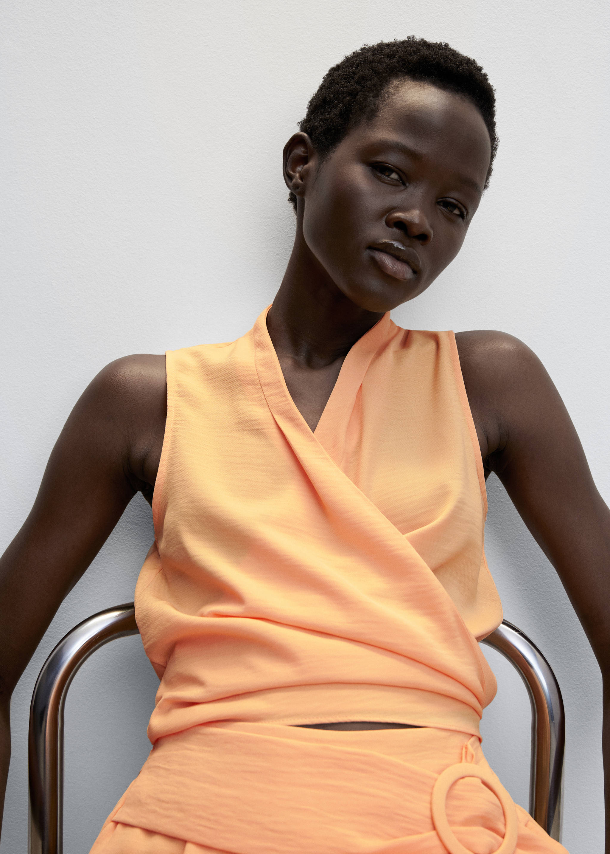 Wrap crop top - Details of the article 1