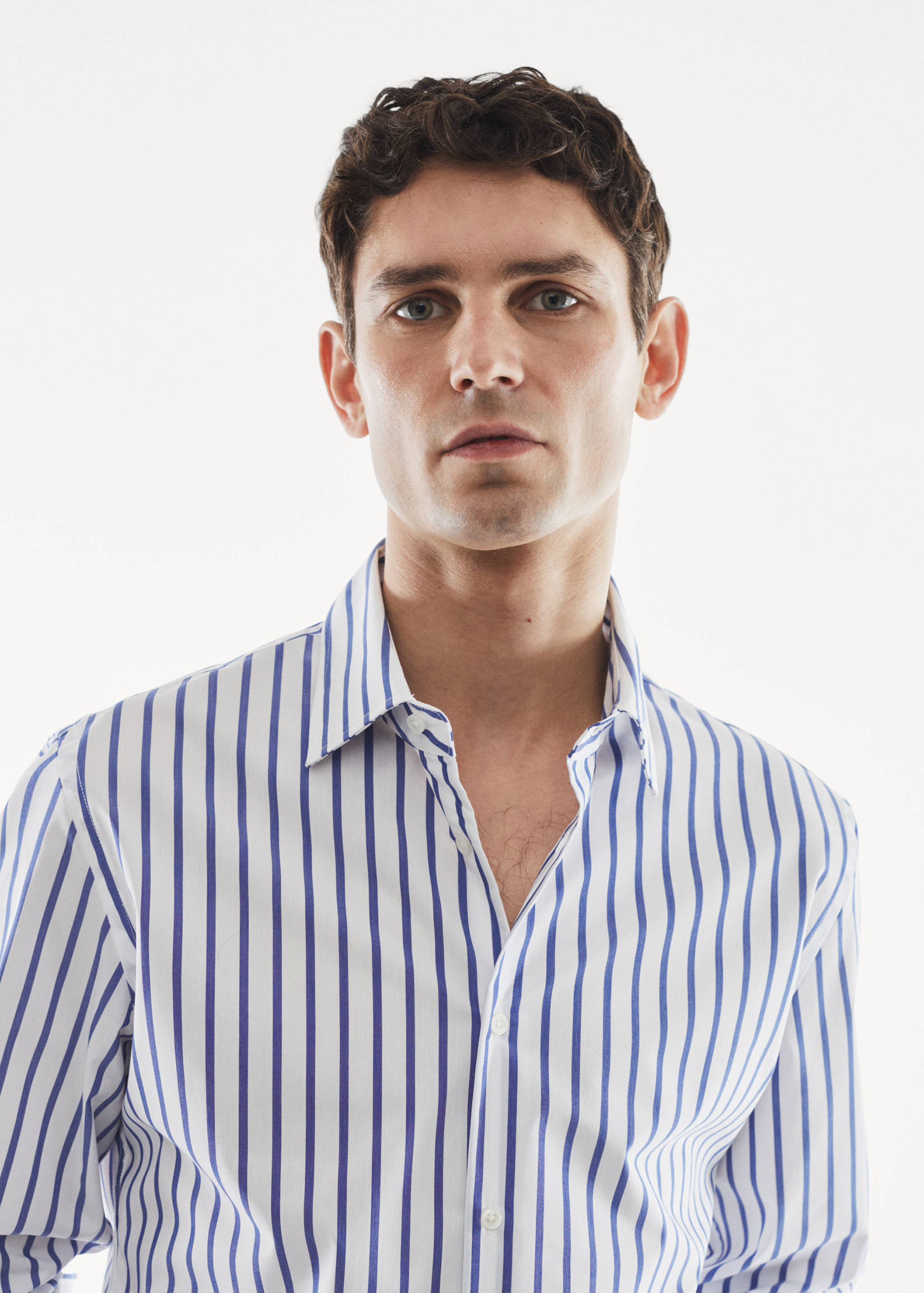 قميص قطن مخطط مجسم - تفاصيل المنتج 1