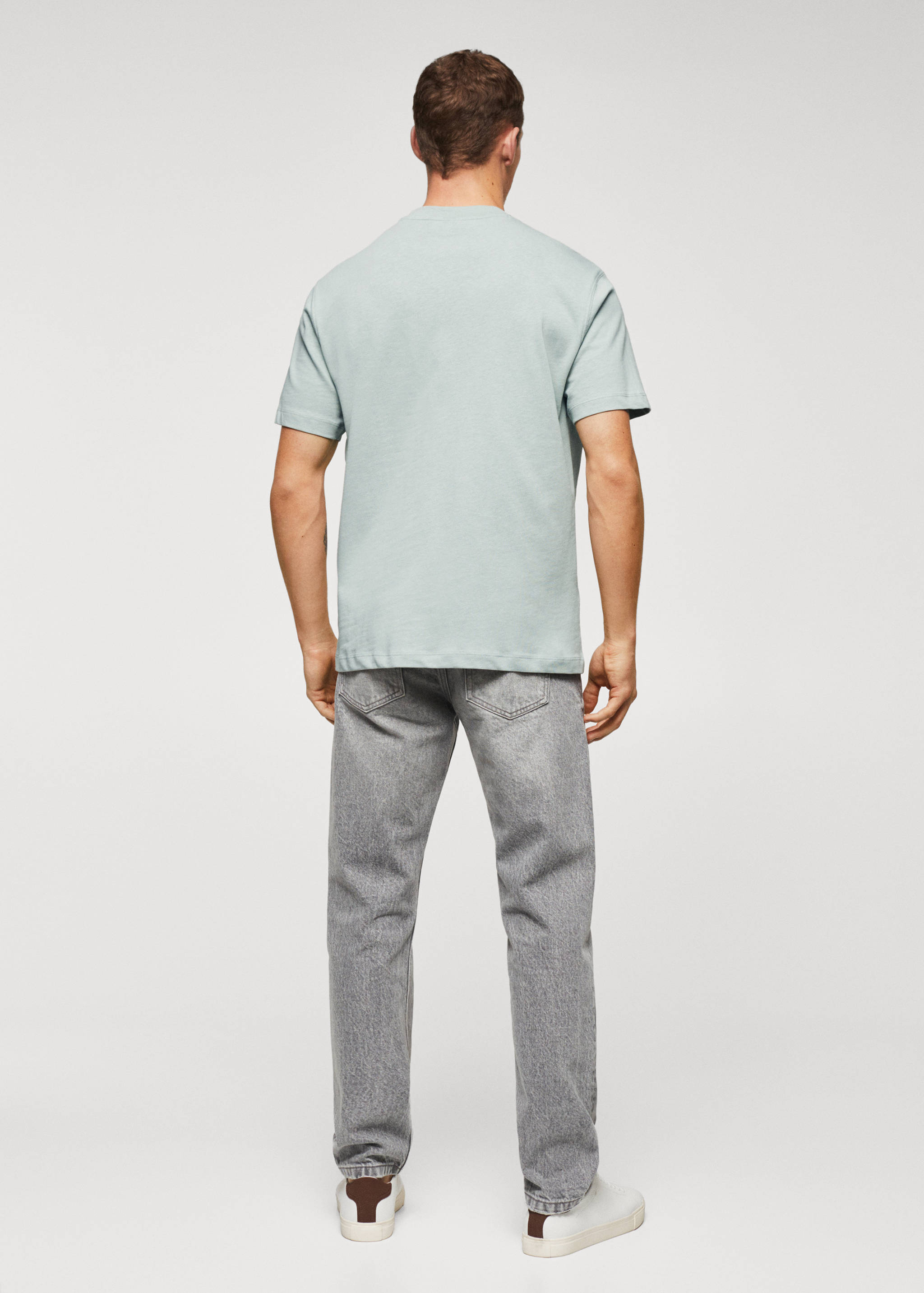 Relaxed fit cotton t-shirt - Reverse of the article