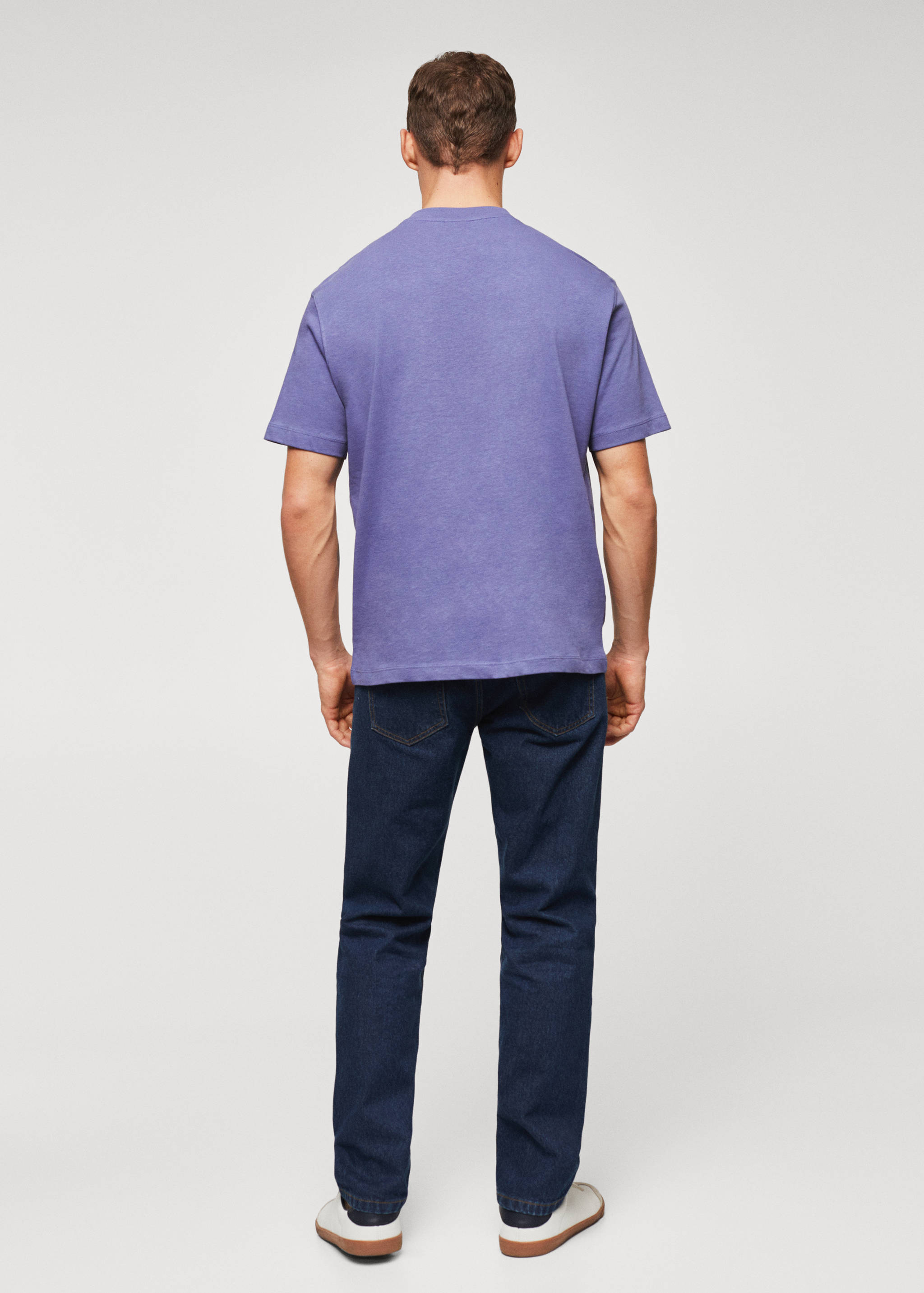 Relaxed fit cotton t-shirt - Reverse of the article