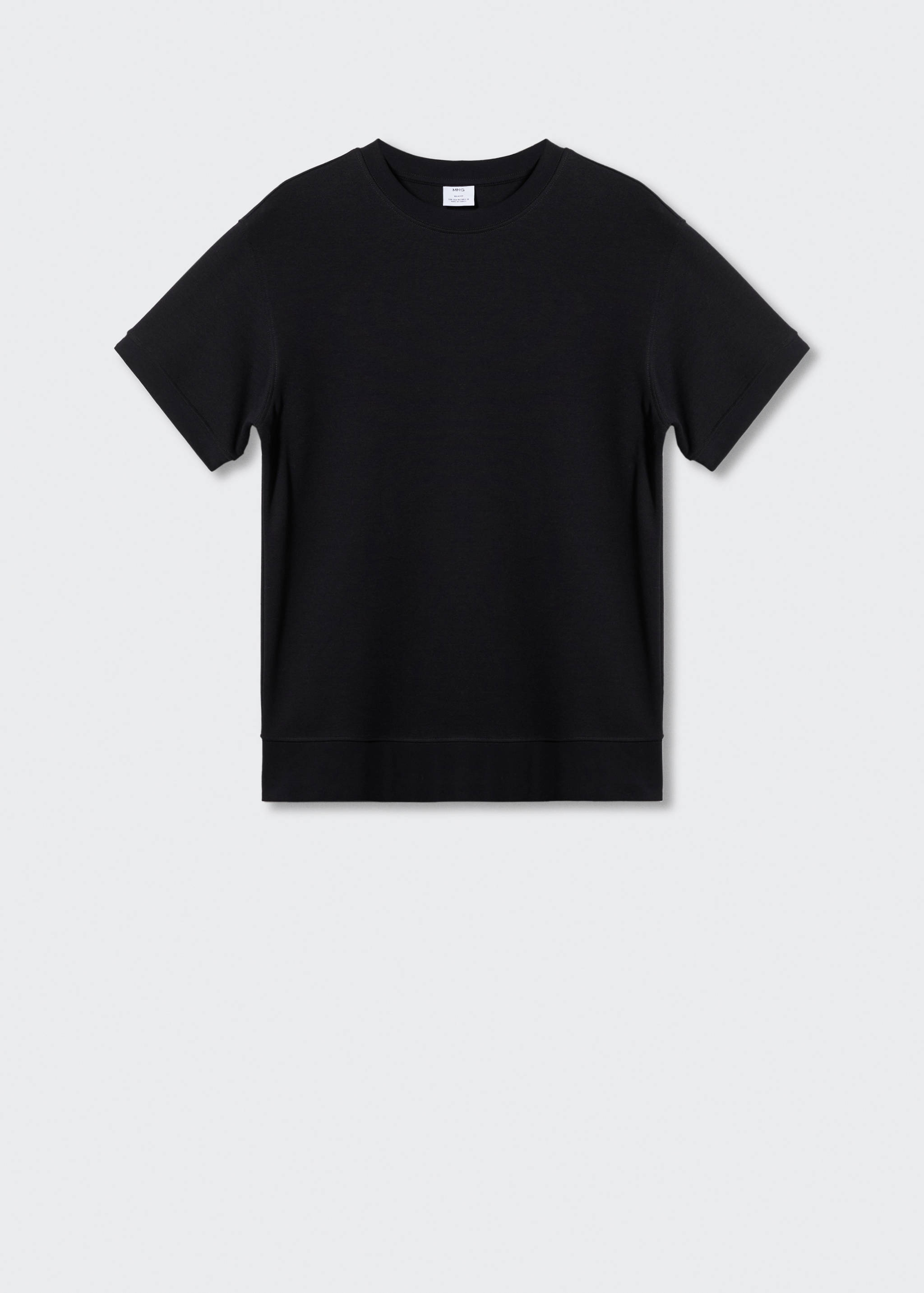 Sweat-shirt tissu éponge manches courtes - Article sans modèle