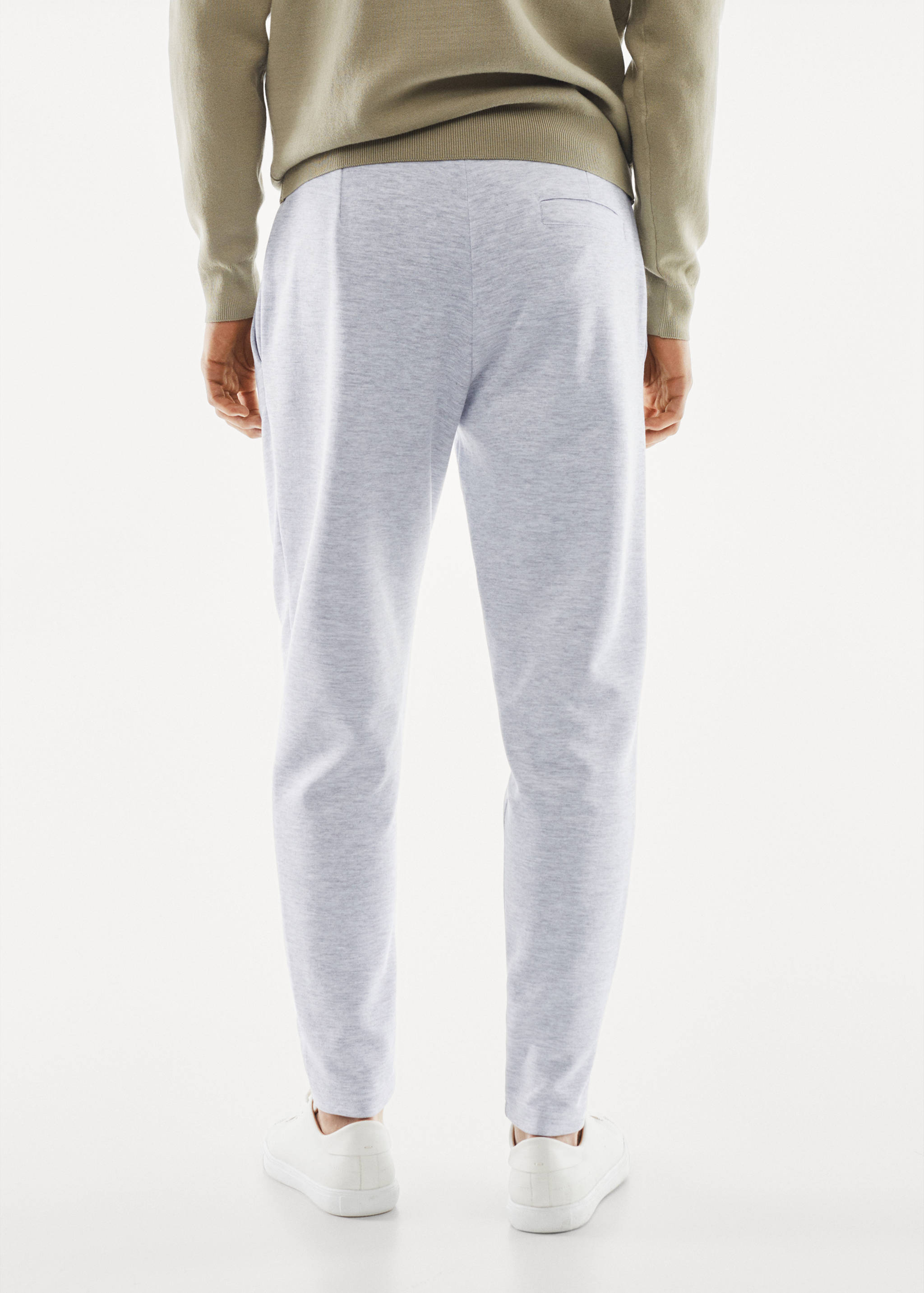 Pantalon jogging tissu éponge de coton - Verso de l’article