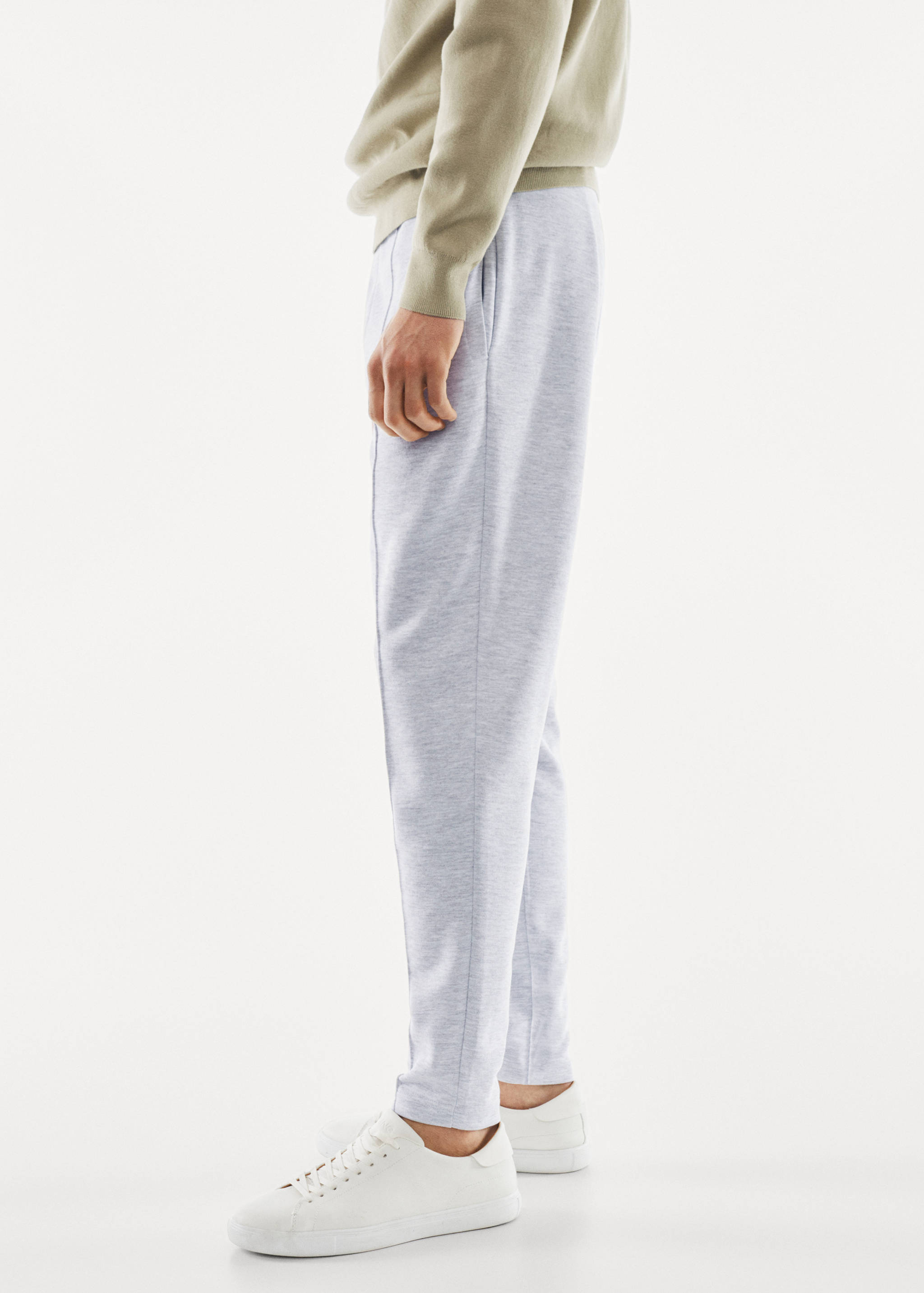 Pantalon jogging tissu éponge de coton - Détail de l'article 4