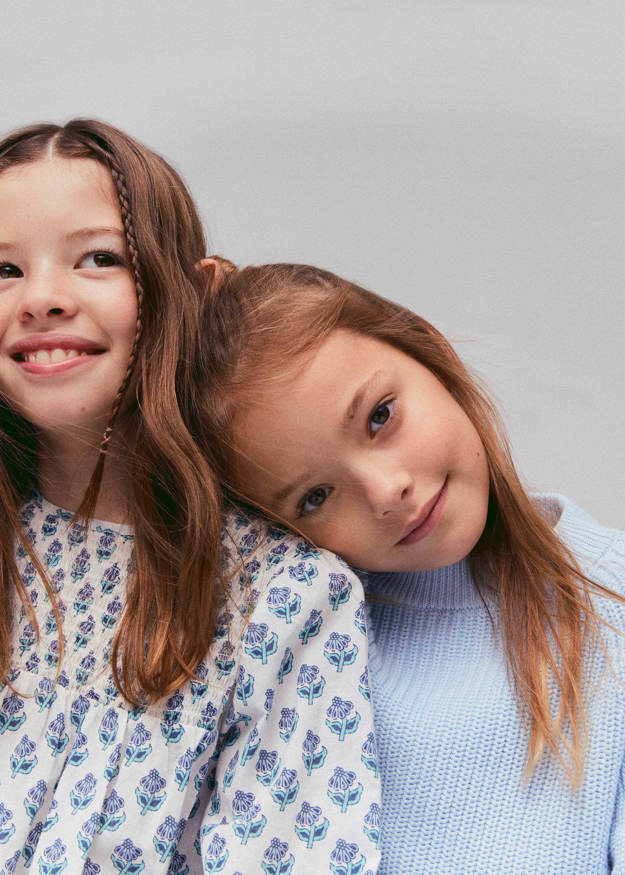 Knitted braided sweater - General plane