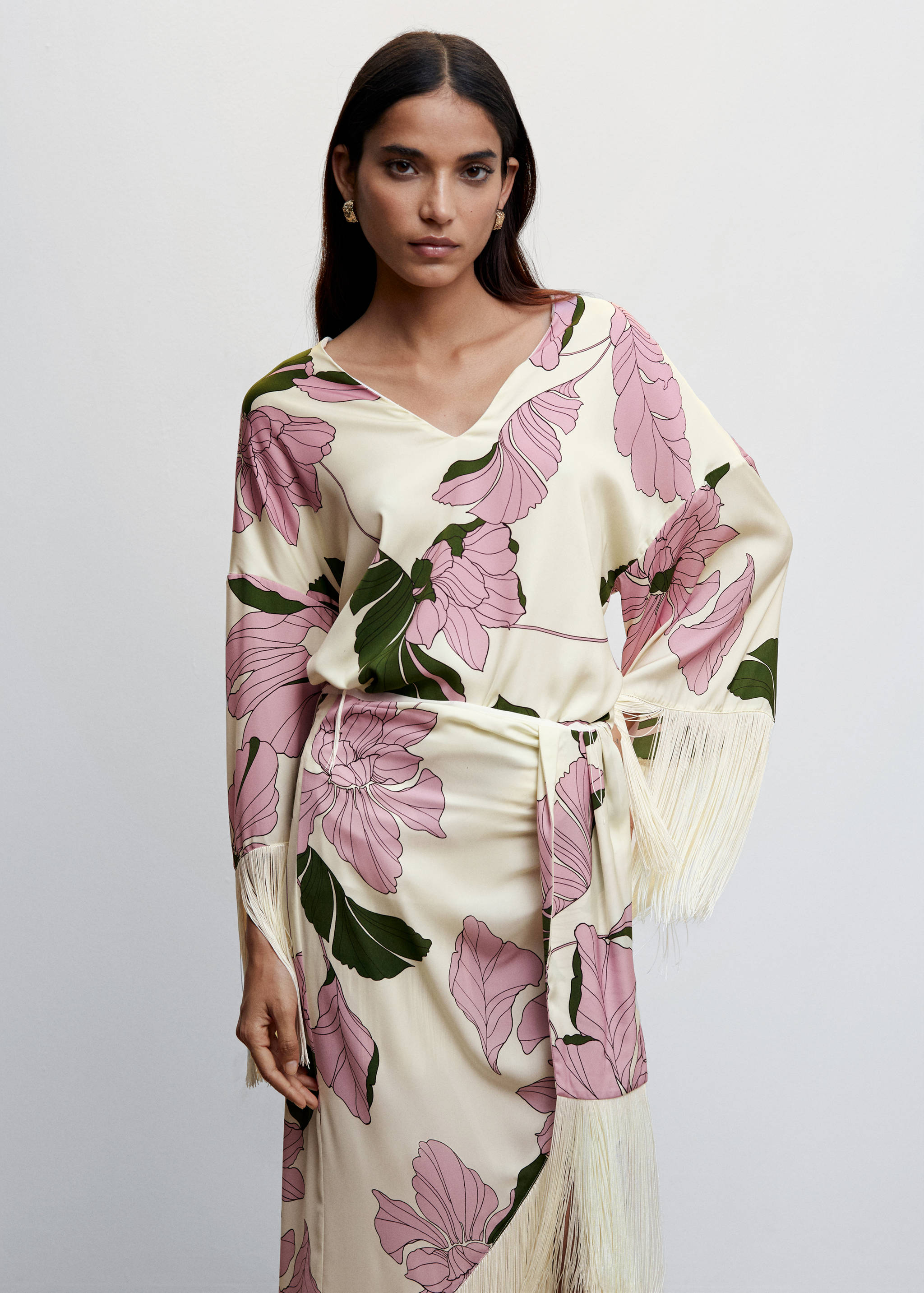 Falda asimétrica flecos - Detalle del artículo 1