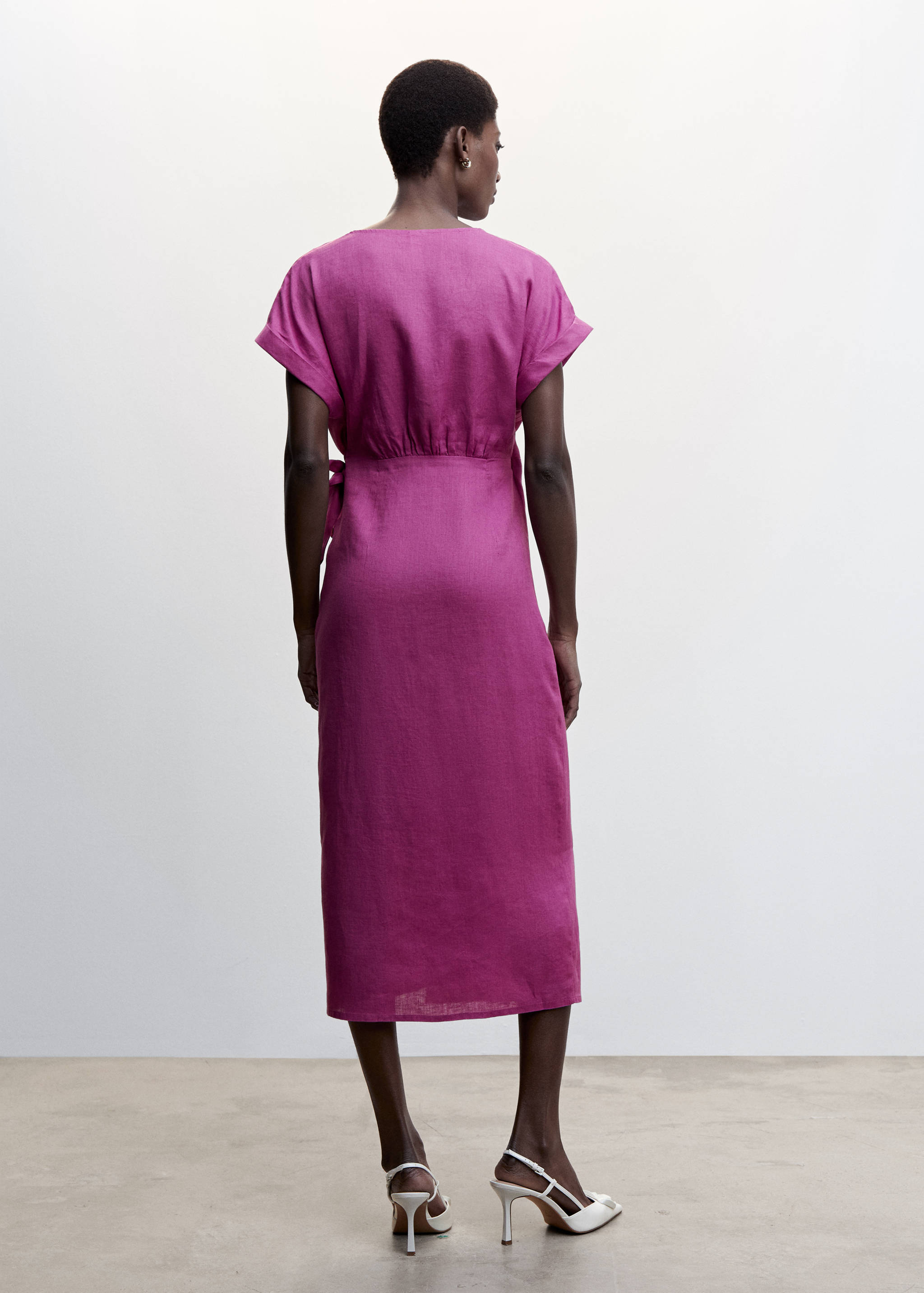 Robe lin nœud - Verso de l’article