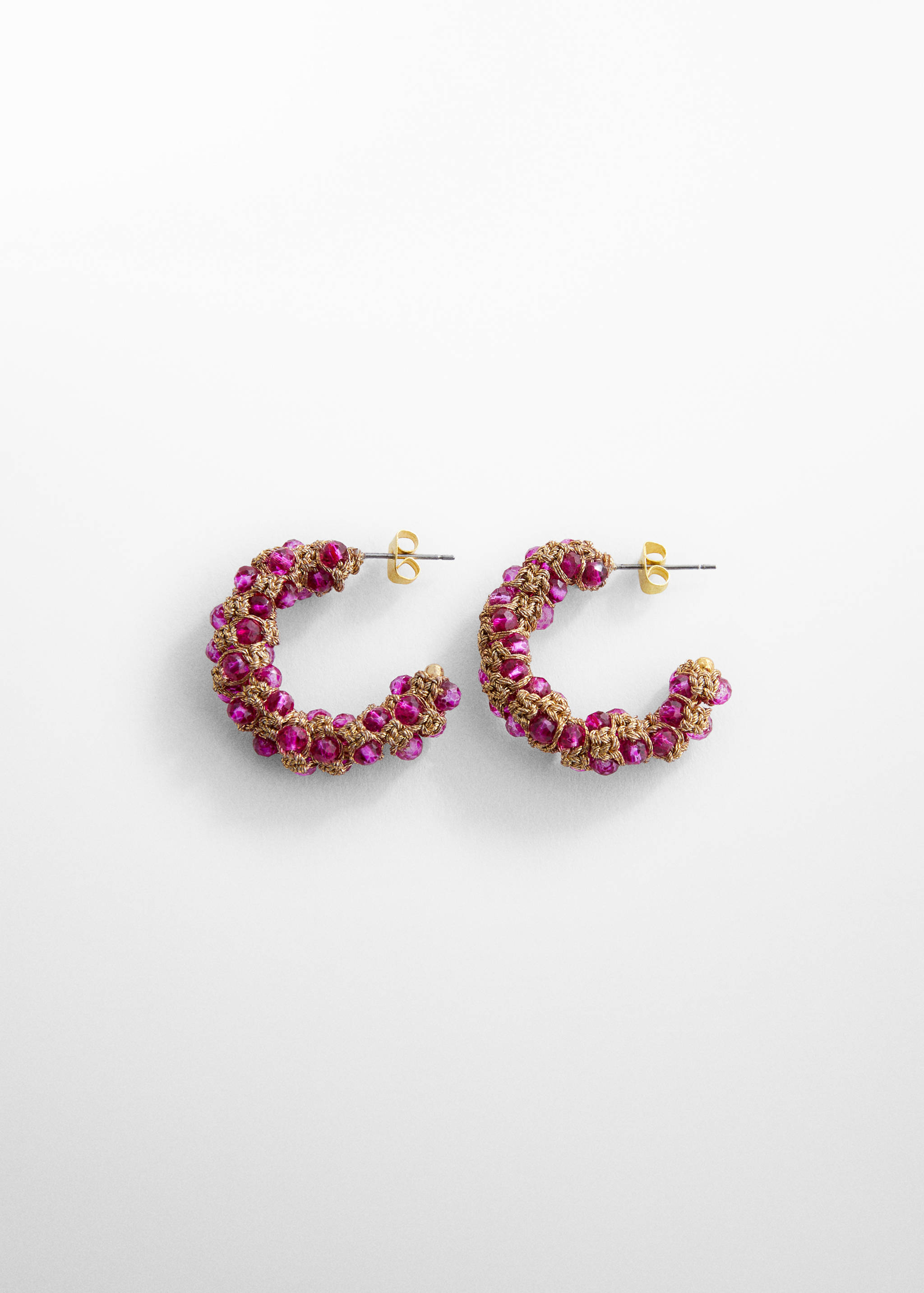 Hoops crystal earrings - Article without model