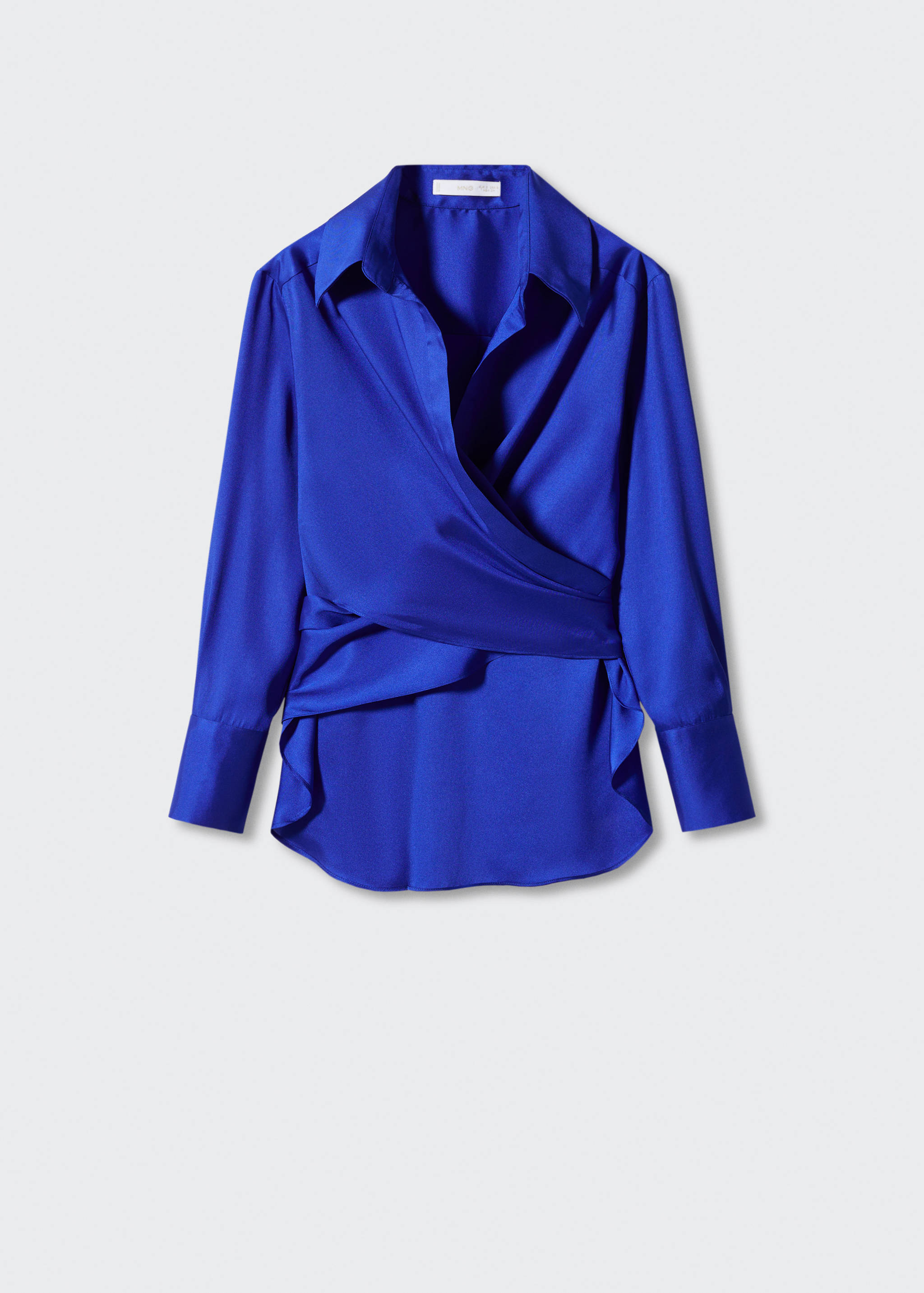 Satin wrap blouse - Article without model