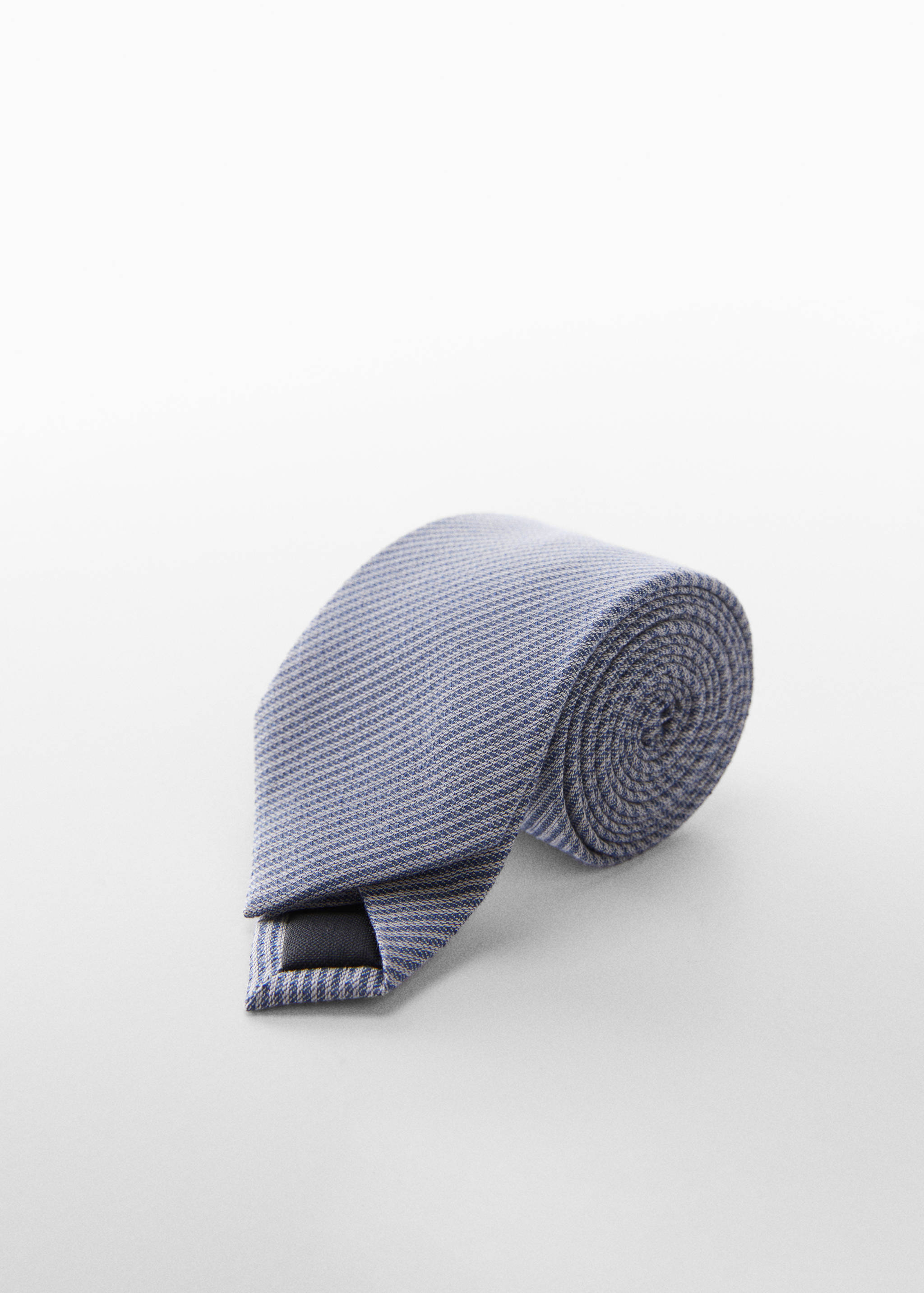 Cravate structurée coton - Plan moyen