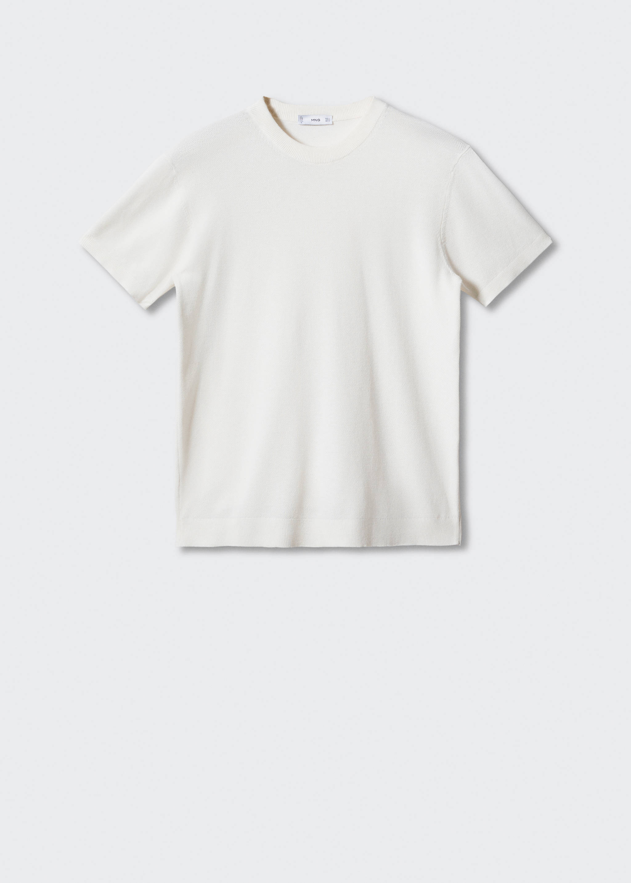 Трикотажная футболка из хлопка - Изделие без модели