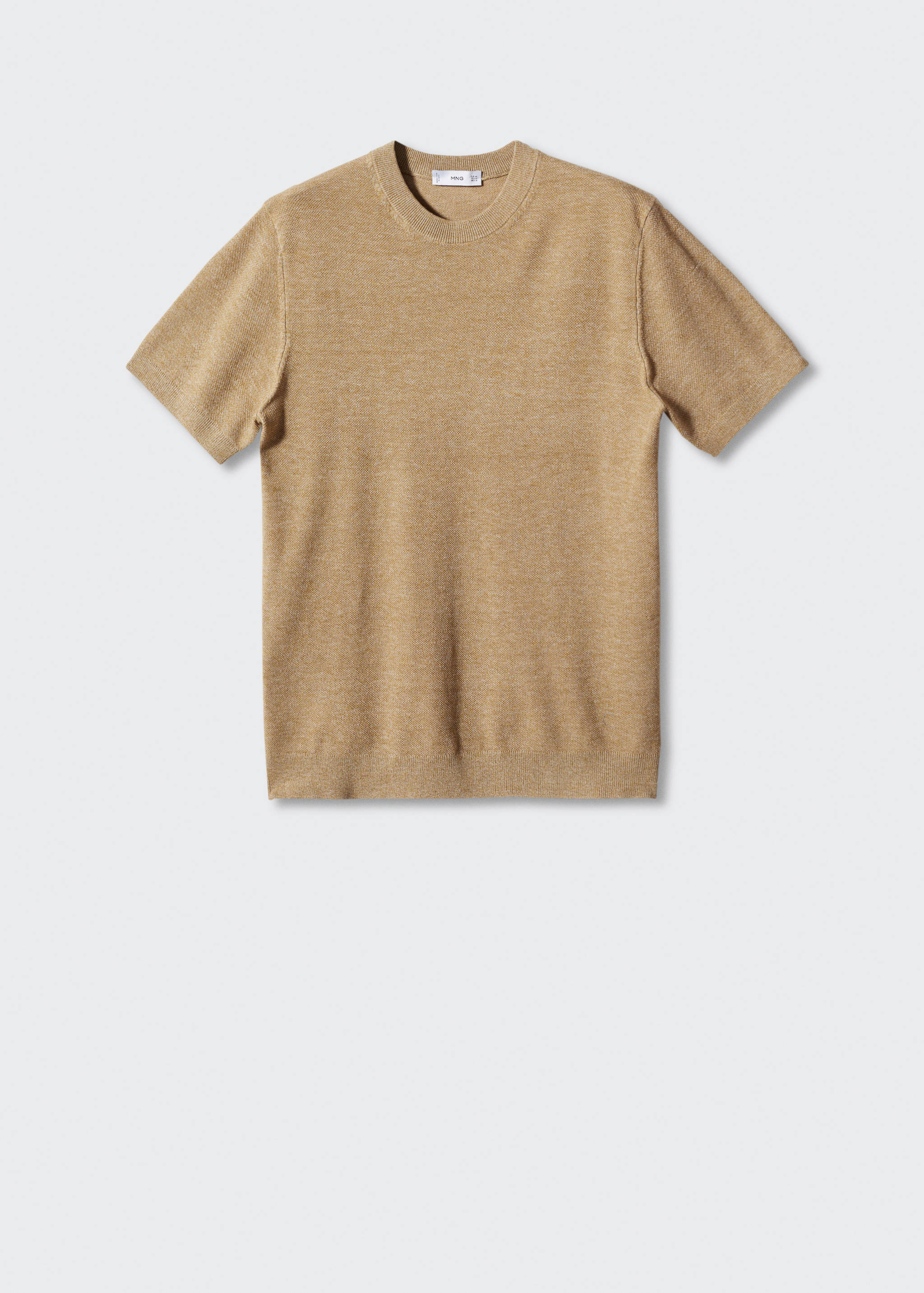 Трикотажная футболка из хлопка - Изделие без модели