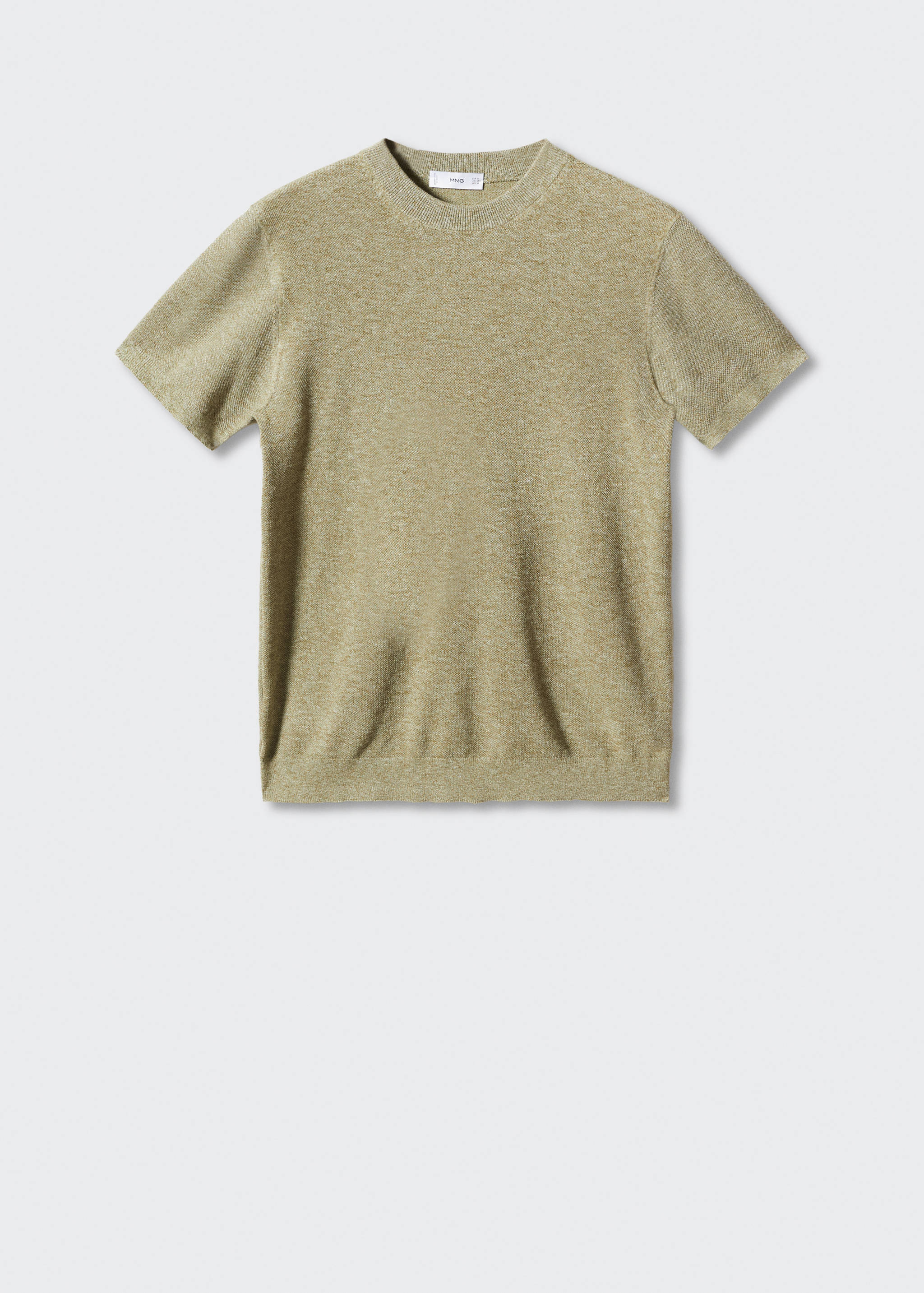 Трикотажная футболка из хлопка - Изделие без модели