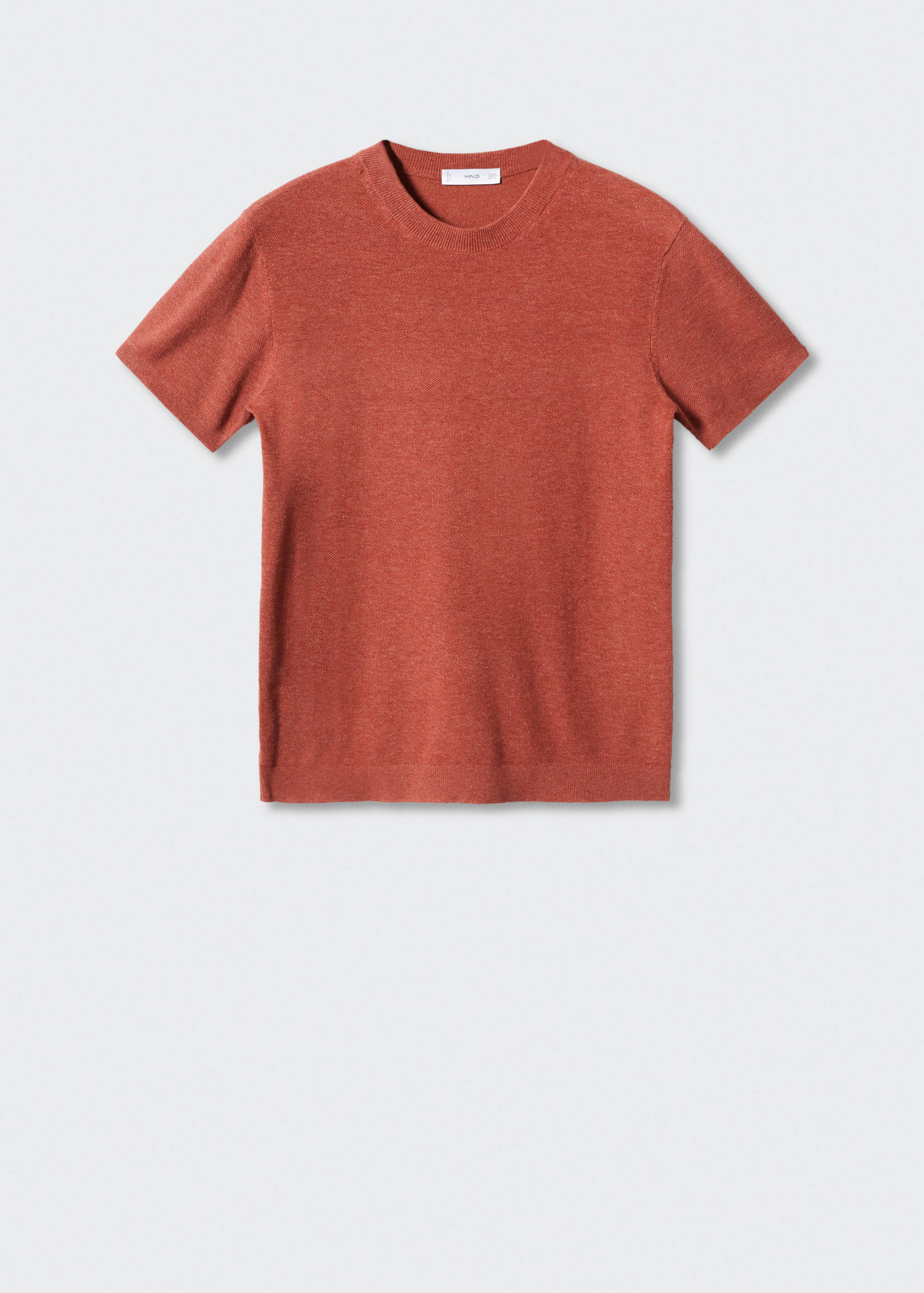 Трикотажная футболка из хлопка - Изделие без модели