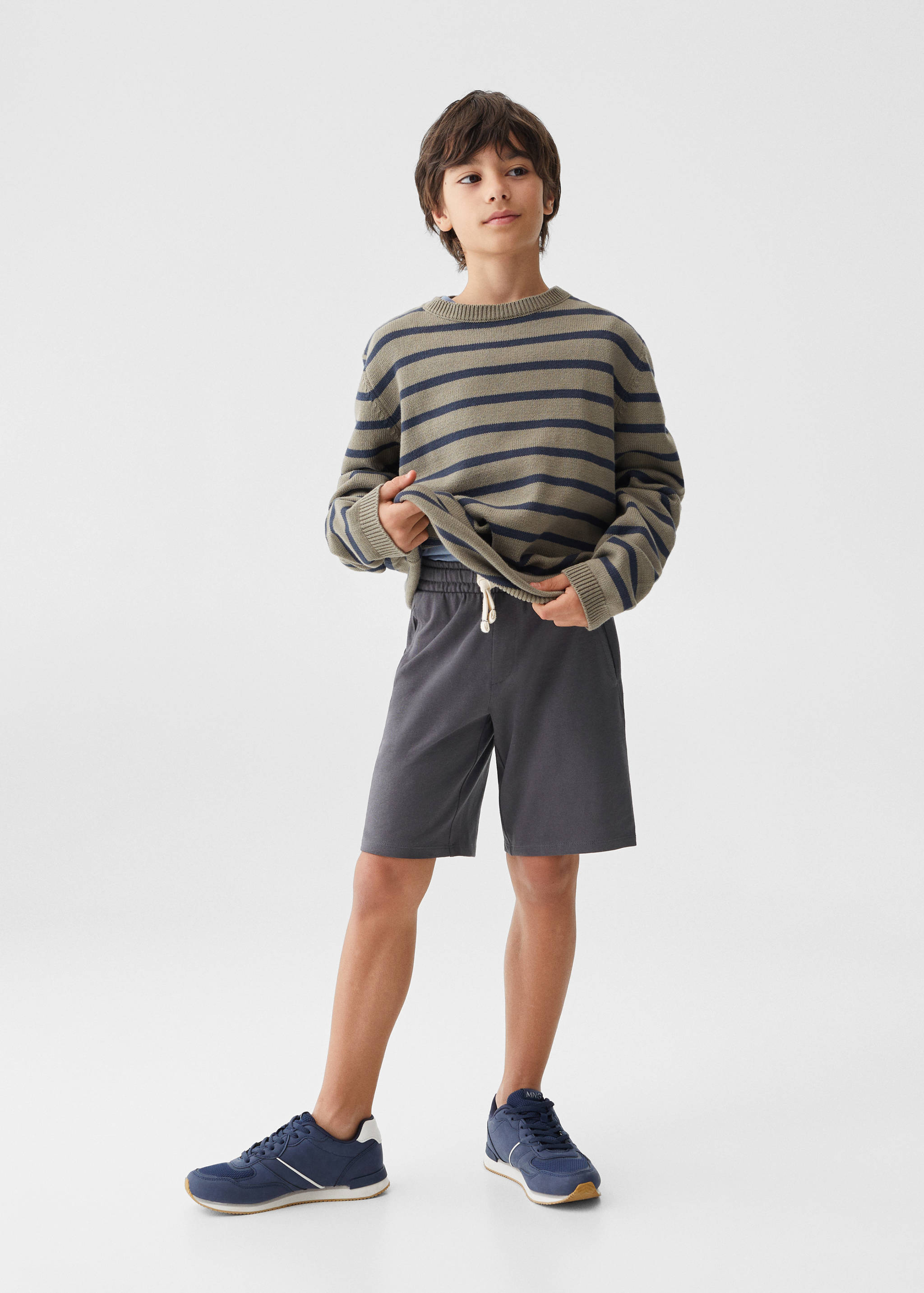 Bermuda taille élastique - Plan général