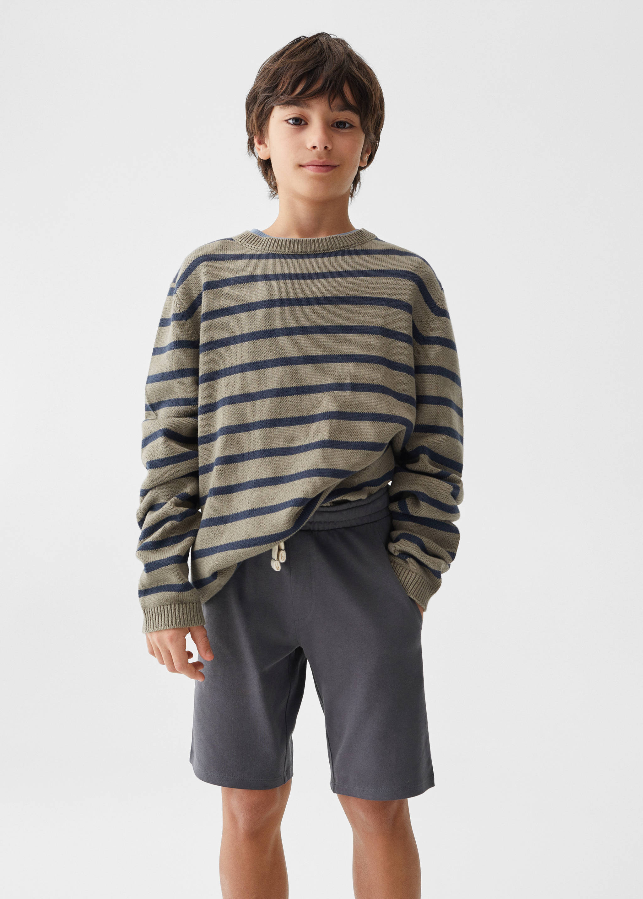 Bermuda taille élastique - Plan moyen