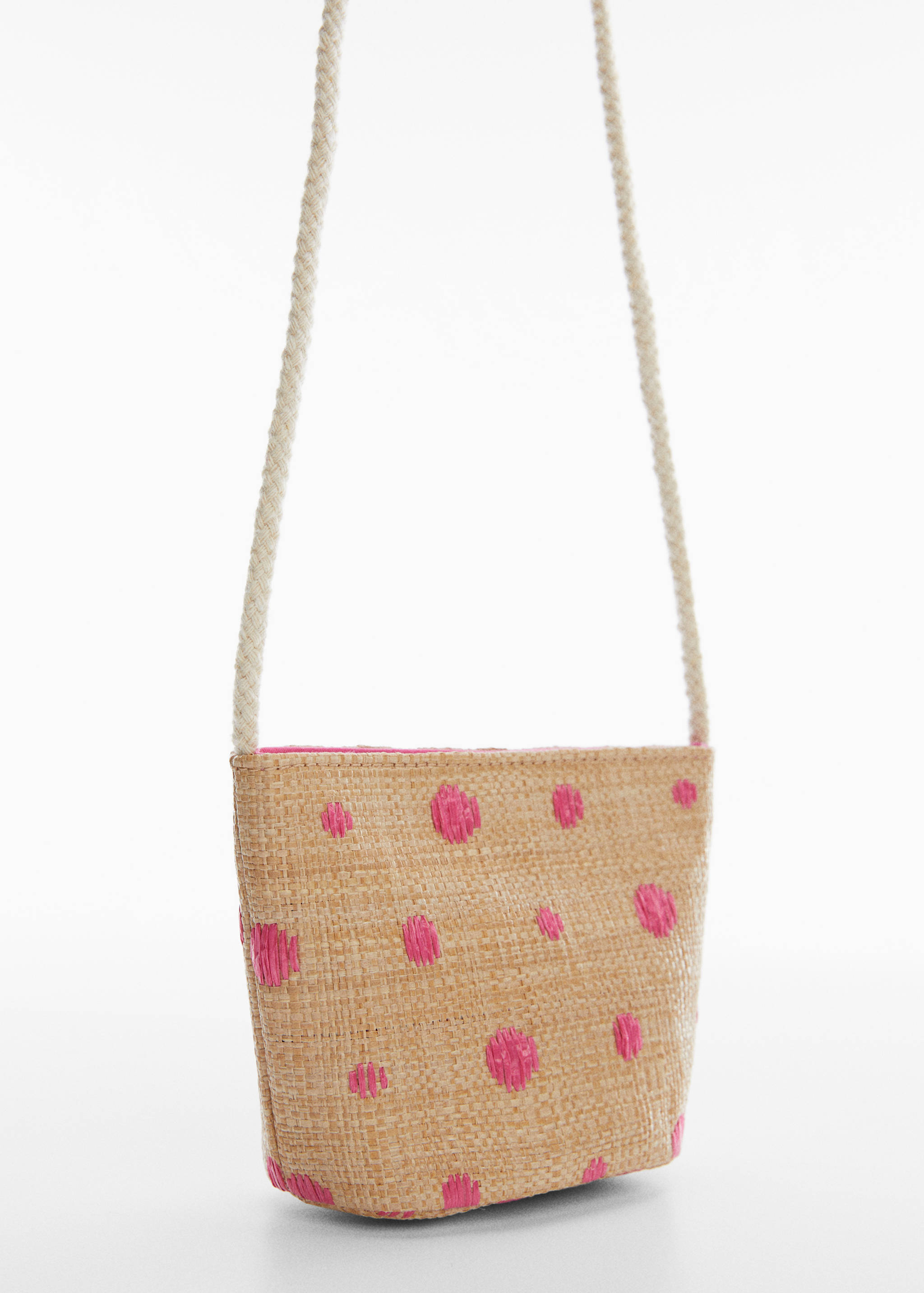 Polka-dot cross-body bag - Medium plane