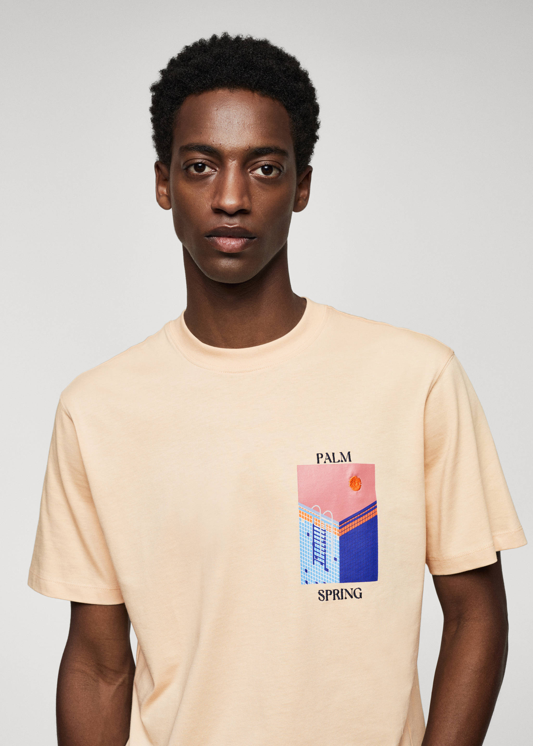 تي شيرت مطبوع 100% قطن - تفاصيل المنتج 1