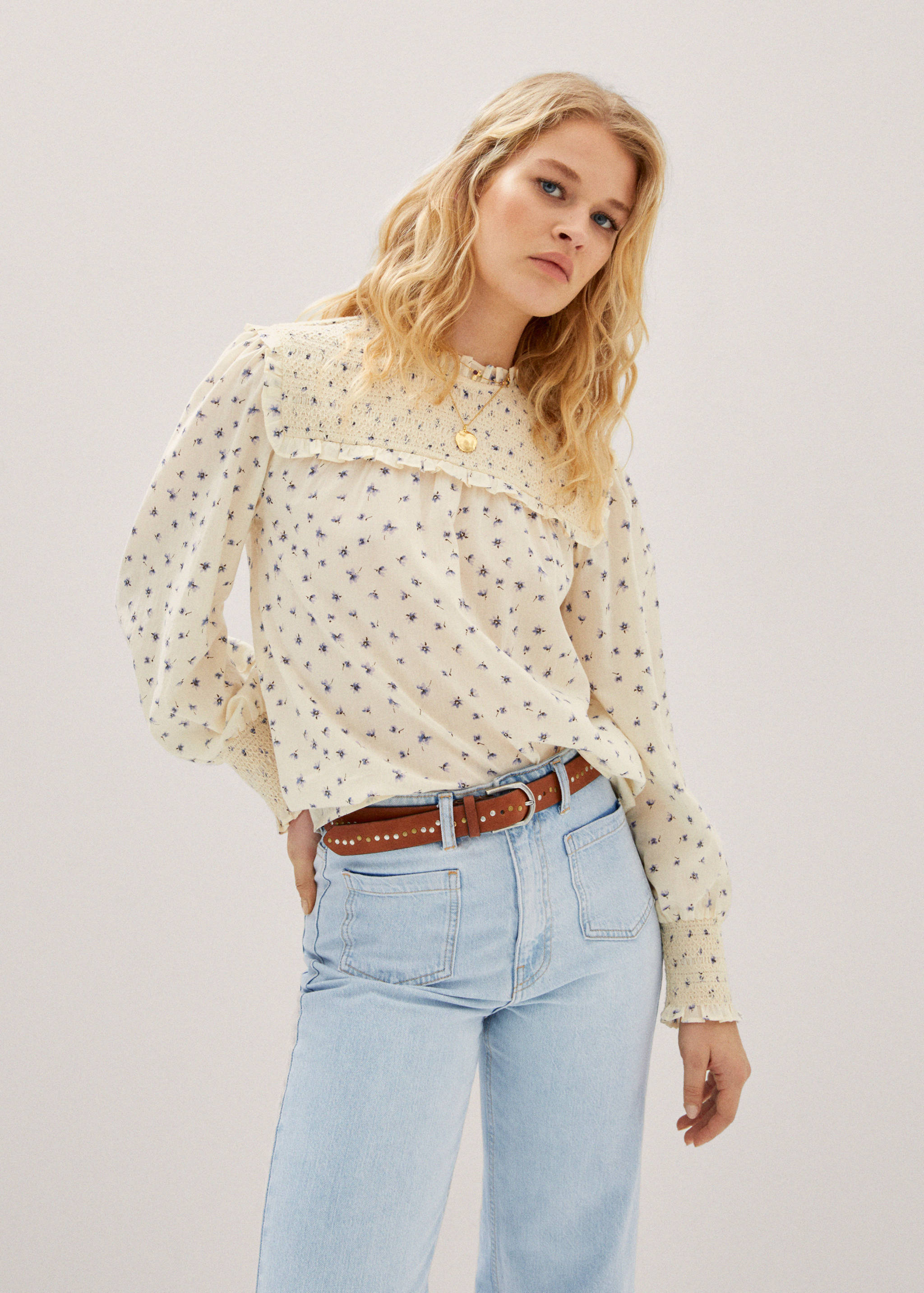 Wideleg jeans with pockets - Details of the article 1