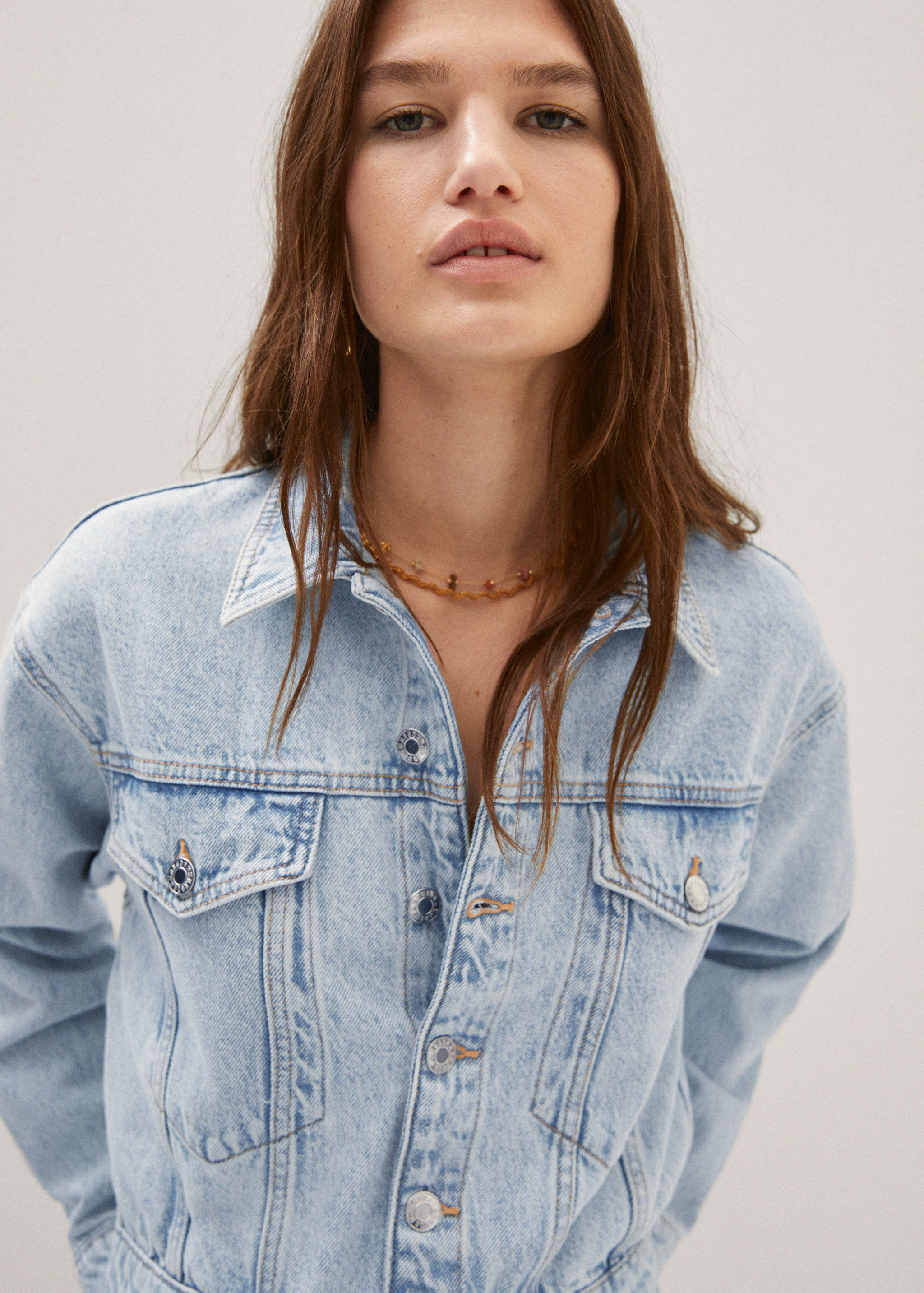 Denim dress pockets - Details of the article 1