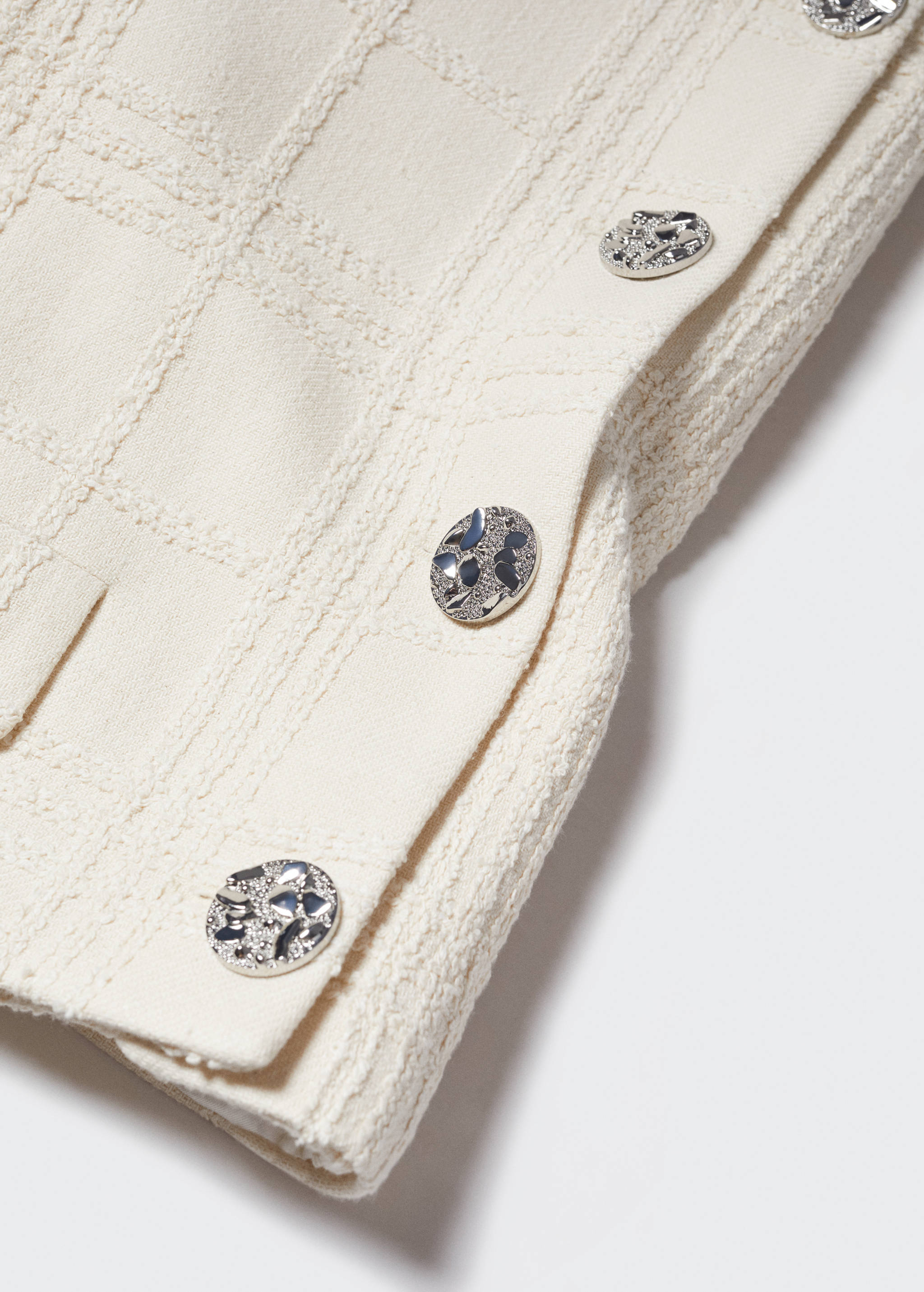 Checked texture jacket - Details of the article 8