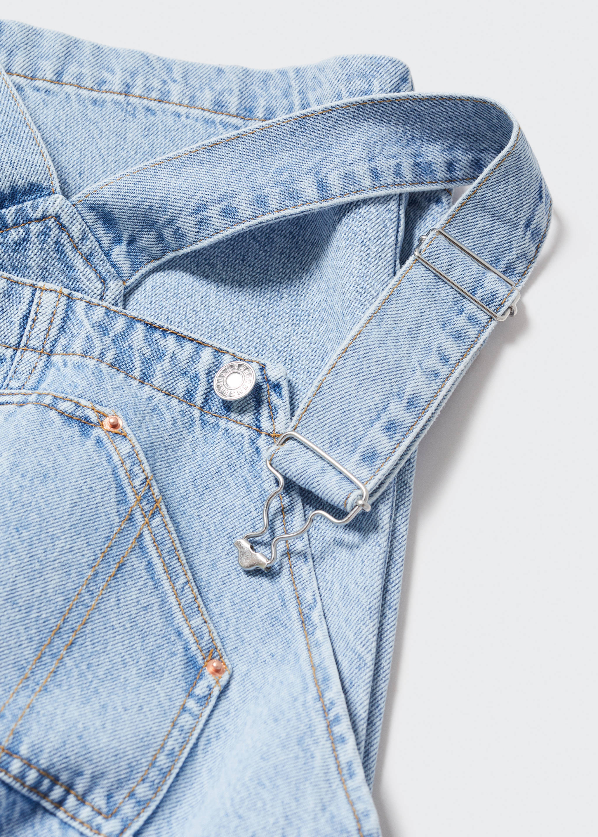 Maternity denim dungarees - Details of the article 8