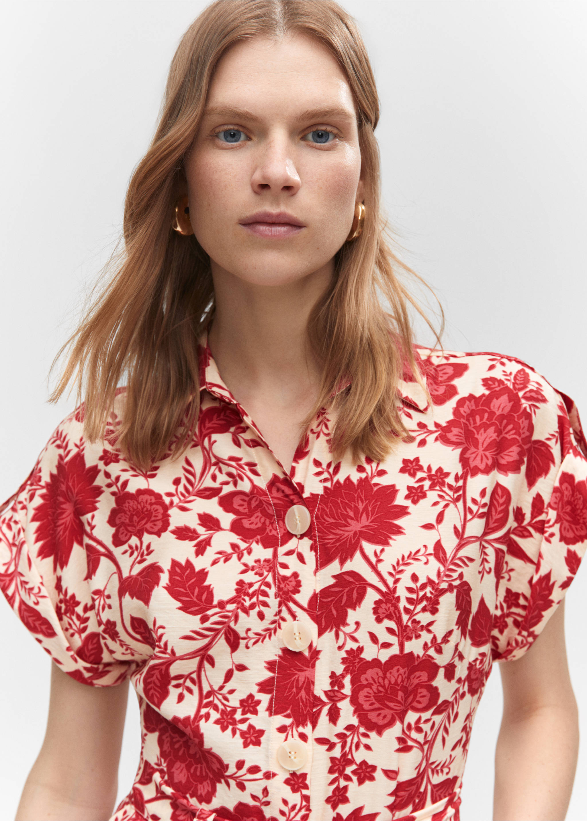 Combinaison imprimée - Détail de l'article 1, Écru. Ref: 47047116-00.