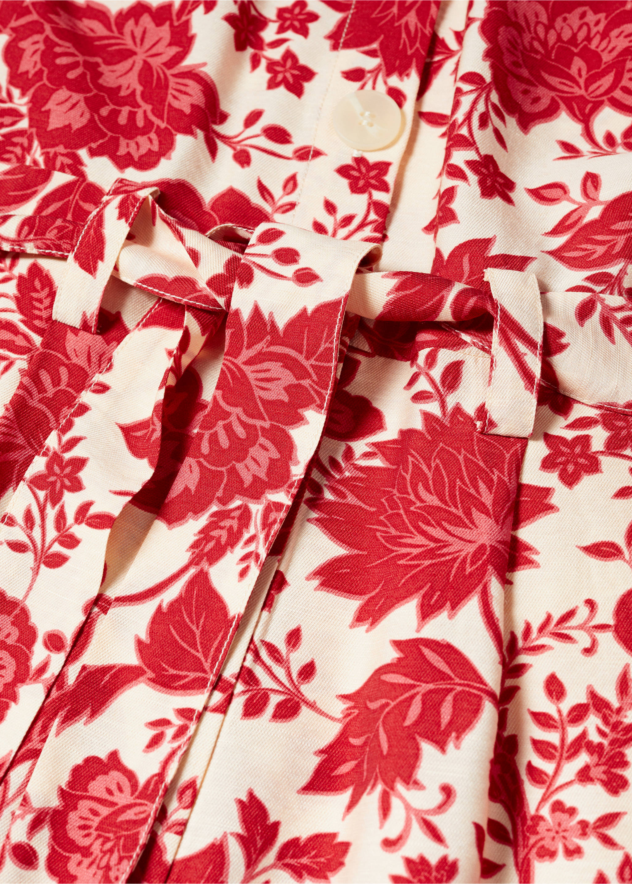 Combinaison imprimée - Détail de l'article 8, Écru. Ref: 47047116-00.