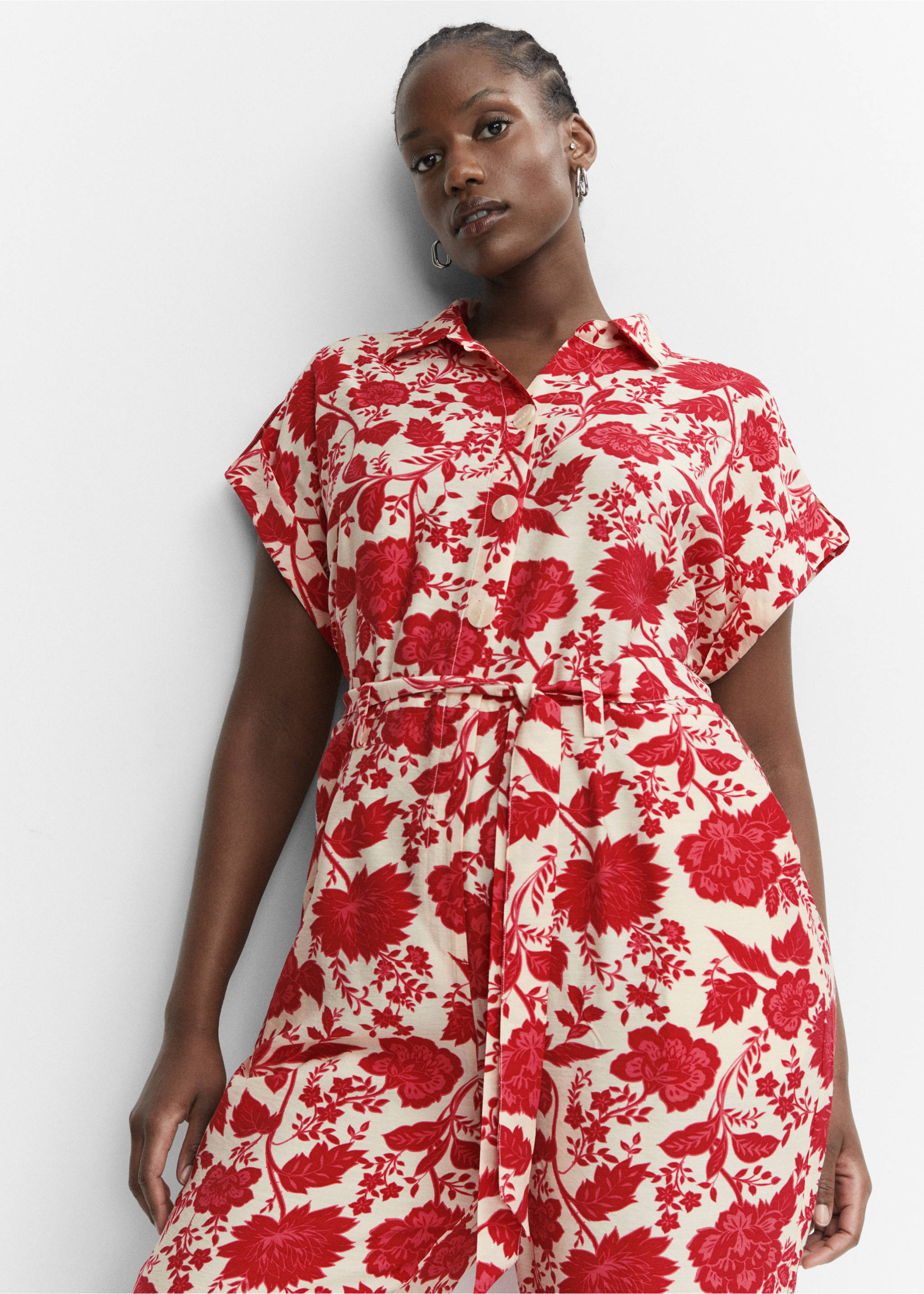 Combinaison imprimée - Détail de l'article 4, Écru. Ref: 47047116-00.