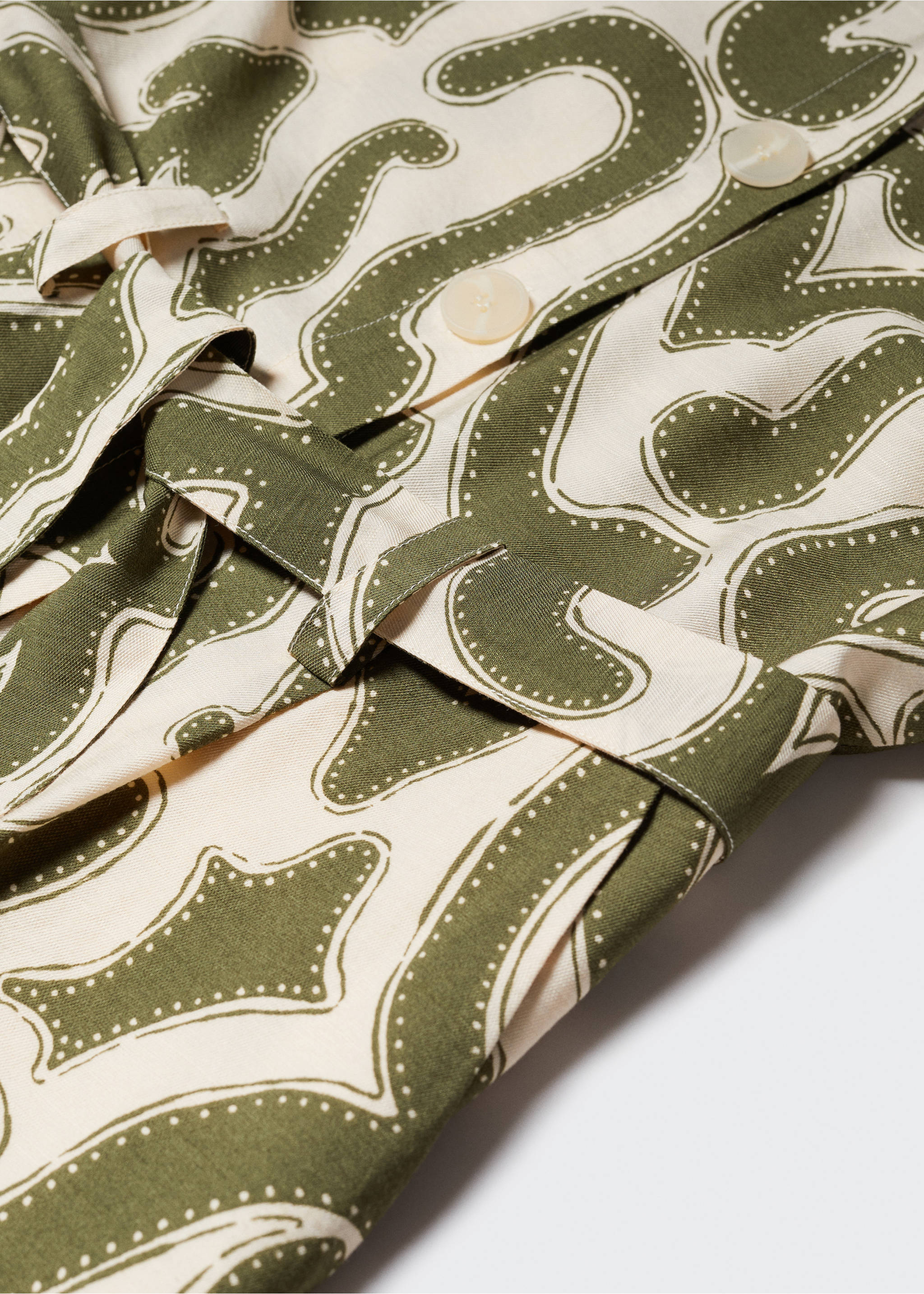 Combinaison imprimée - Détail de l'article 8, Vert. Ref: 47047116-00.