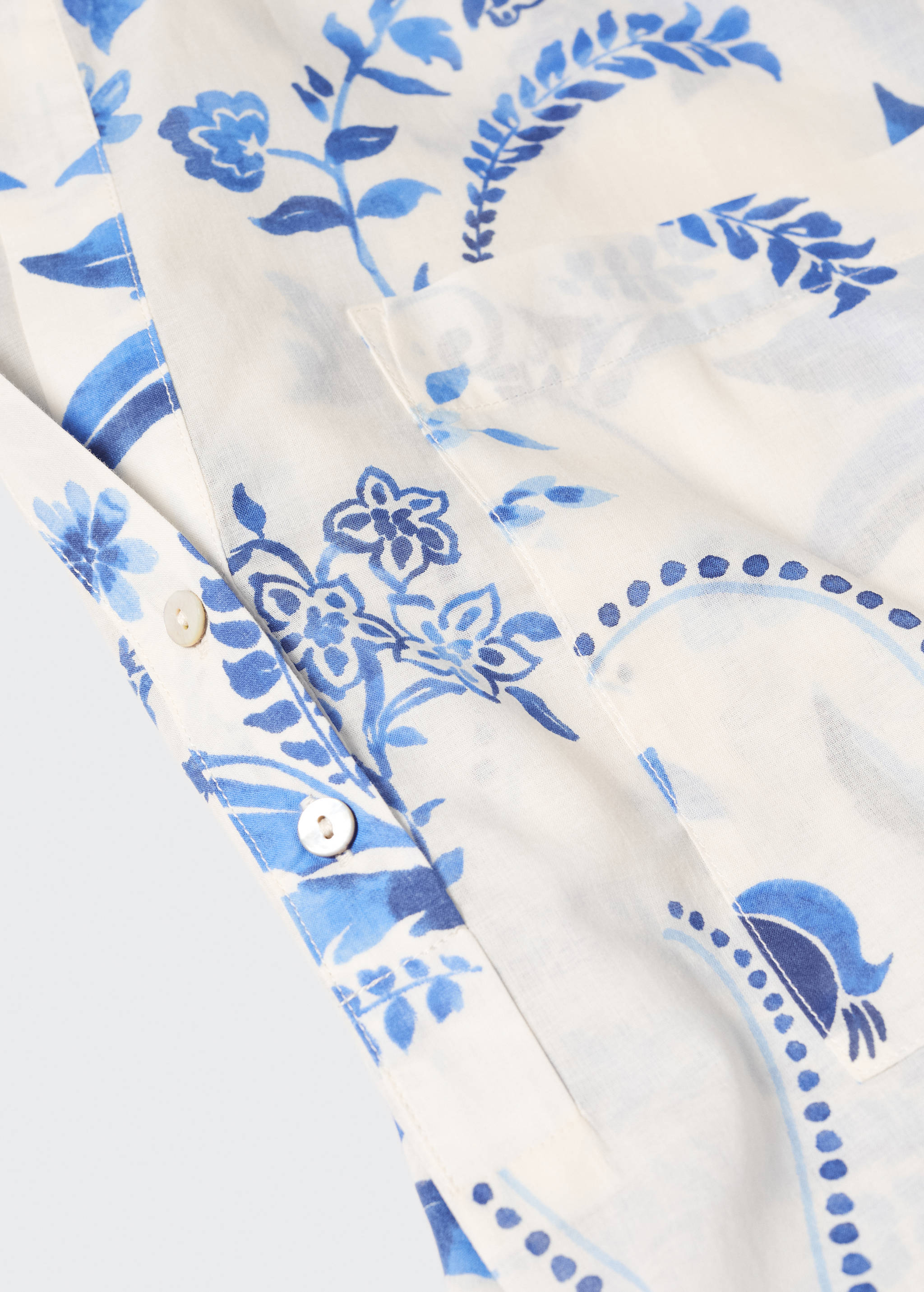 Floral print blouse - Details of the article 8