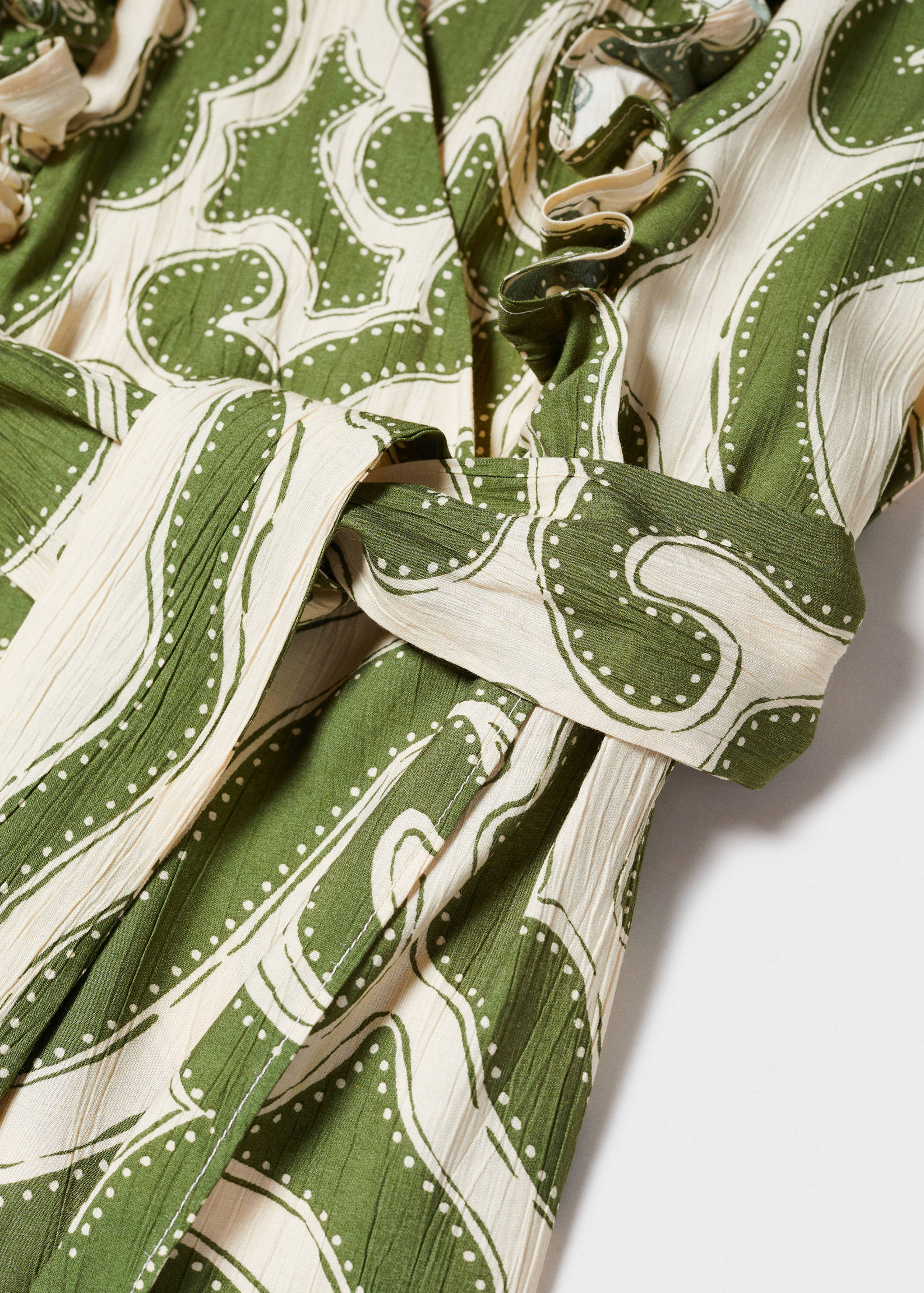 Ruffled printed dress - Details of the article 8