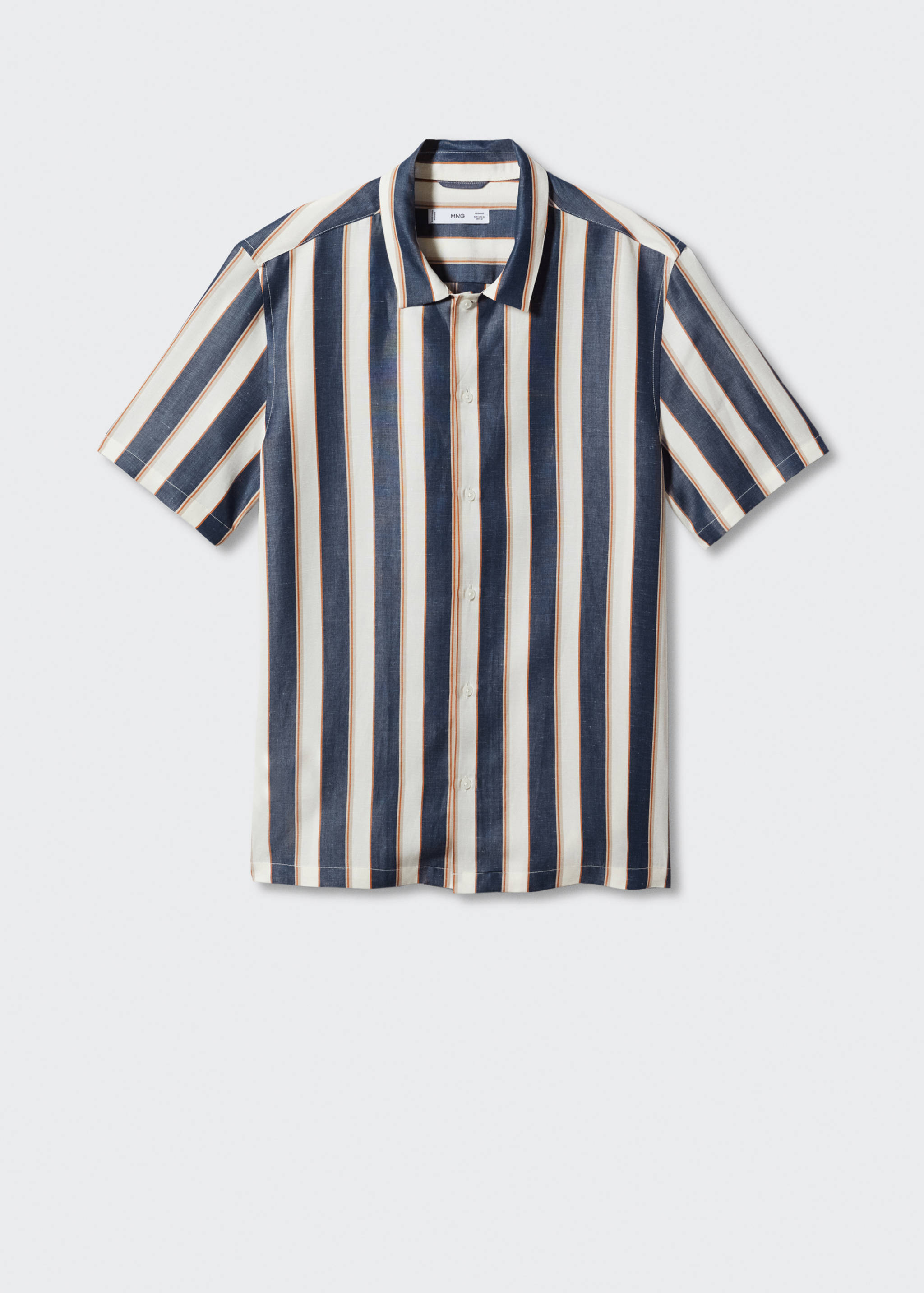 Short sleeve striped shirt - Article without model