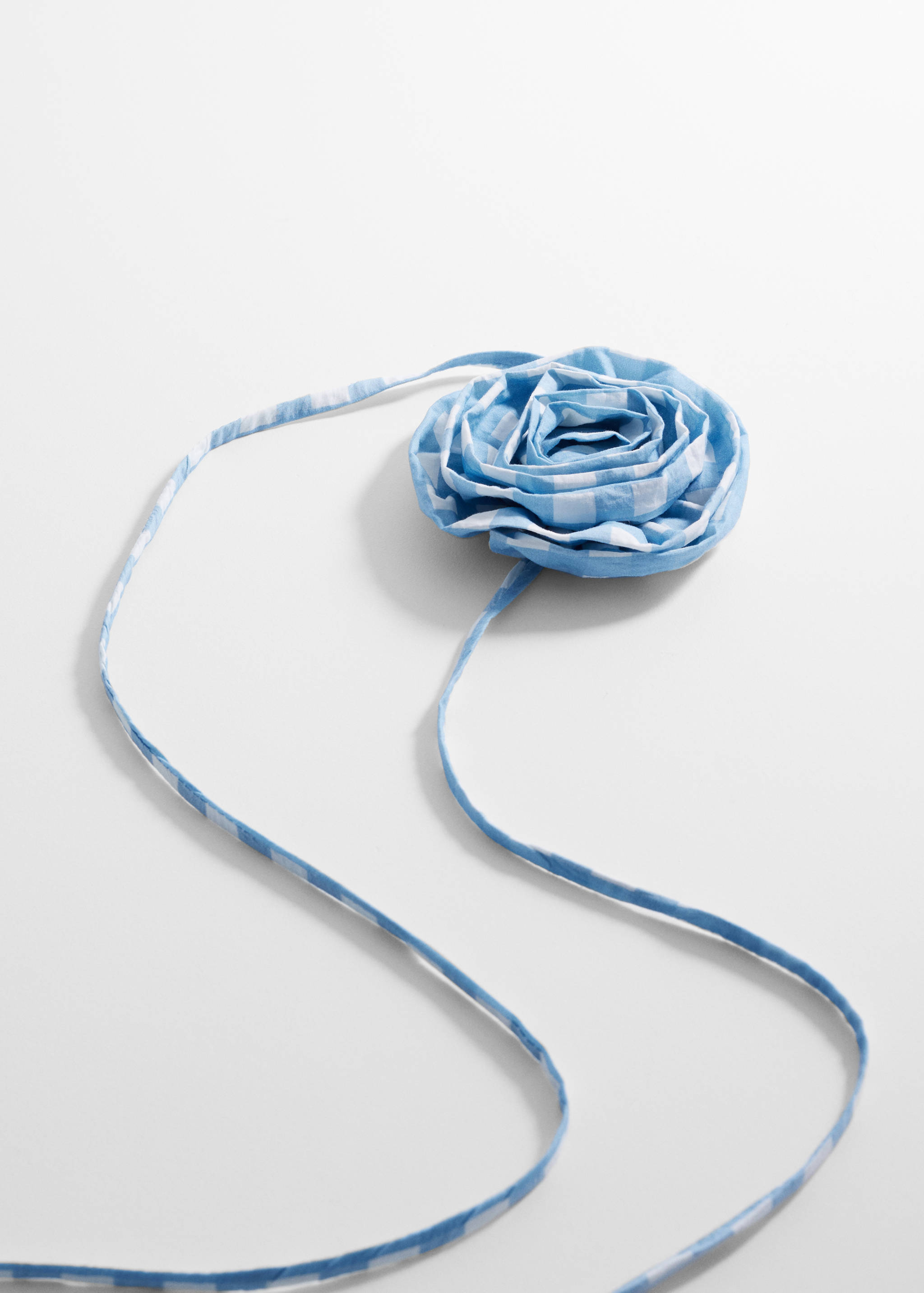 Printed flower choker - Medium plane