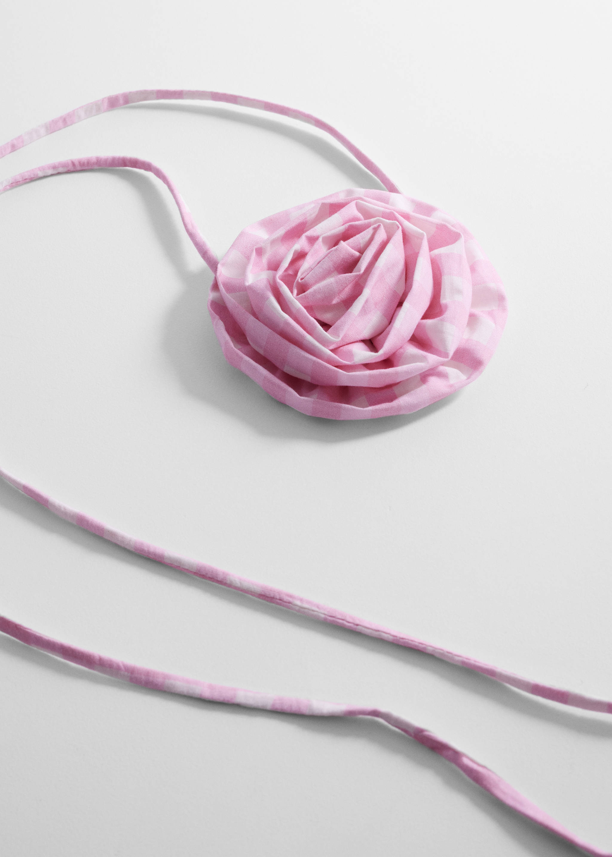 Printed flower choker - Medium plane