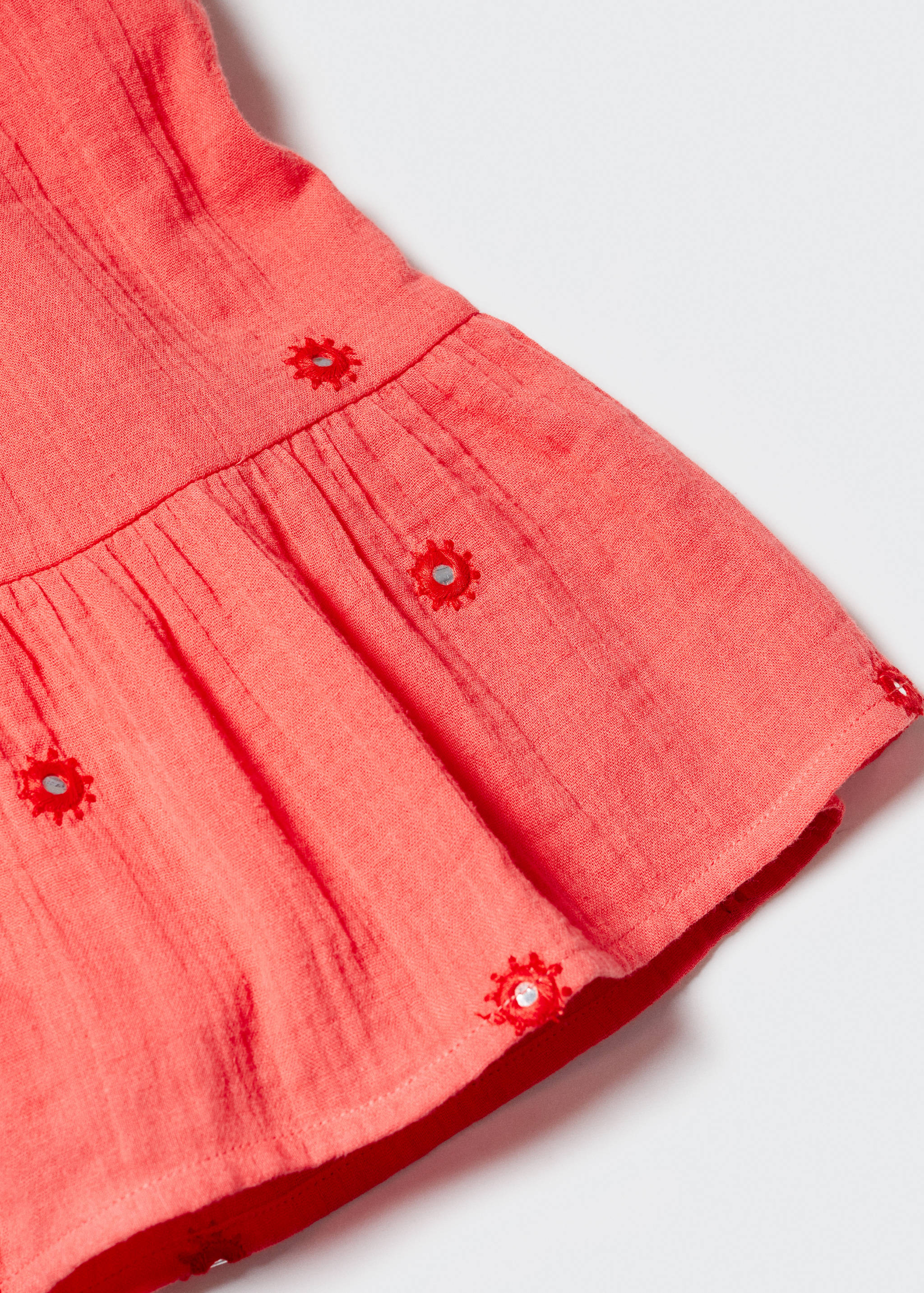 Ruffled printed dress - Details of the article 8