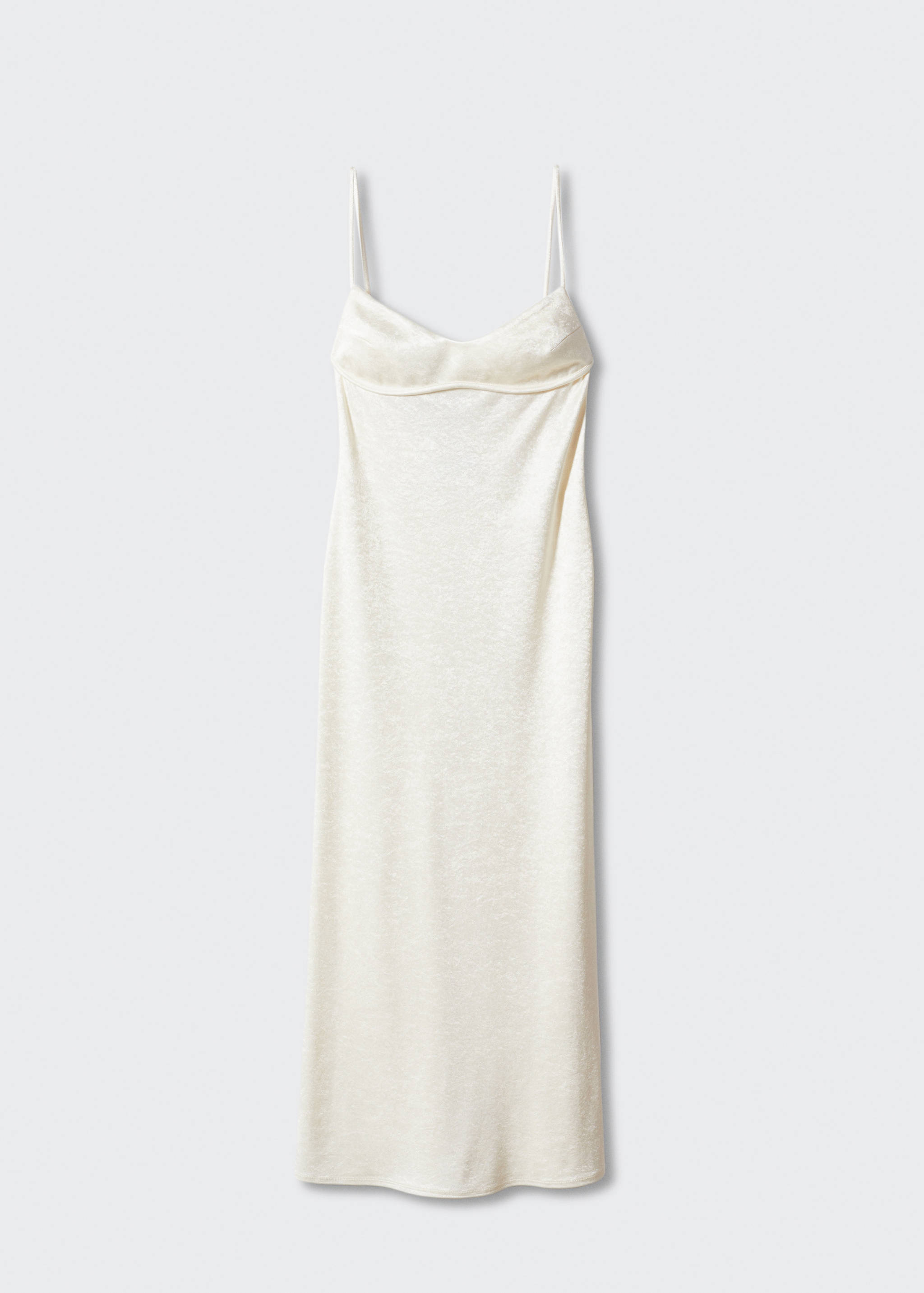 Long back slit dress - Article without model