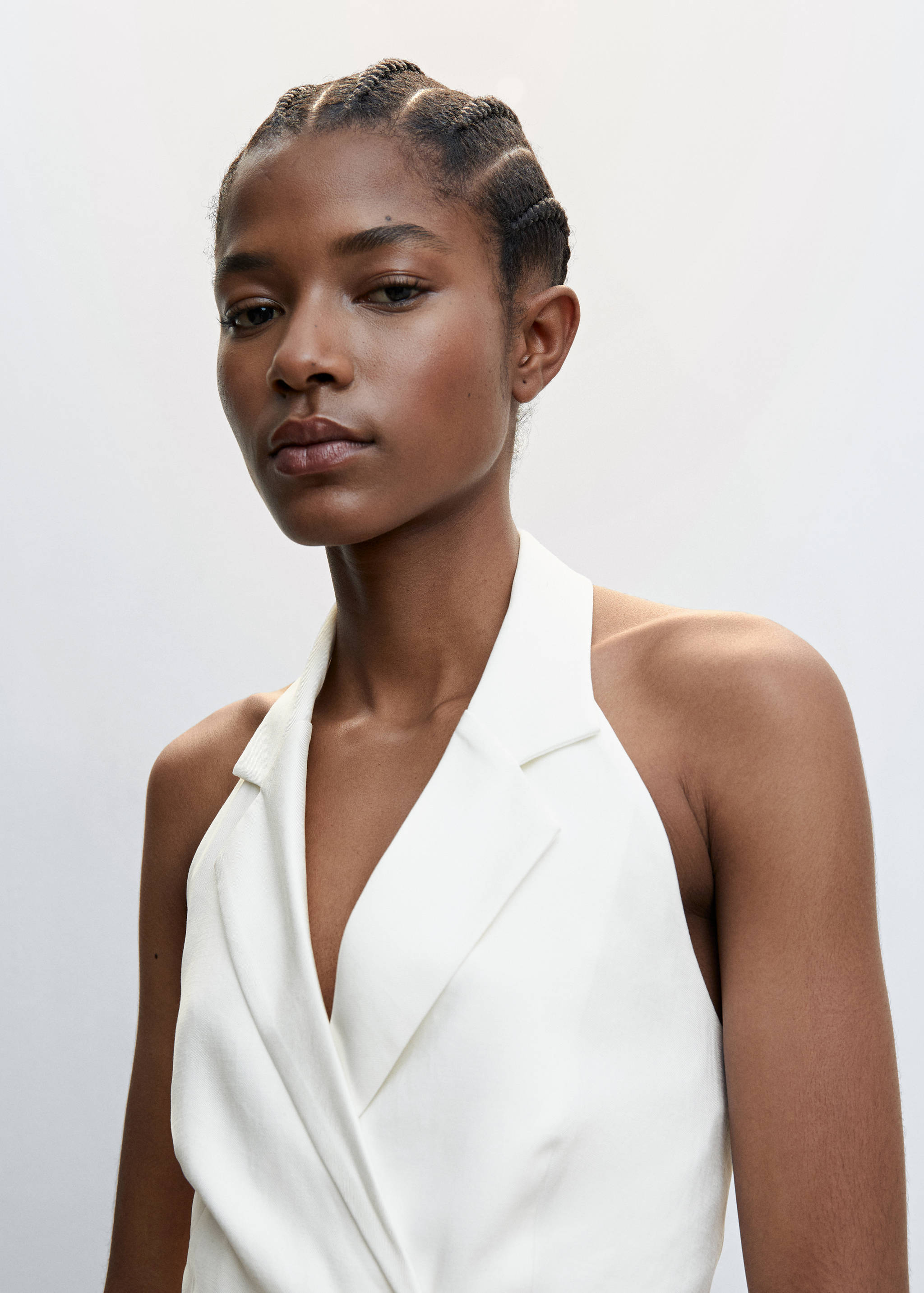 Open back halter jumpsuit - Details of the article 1