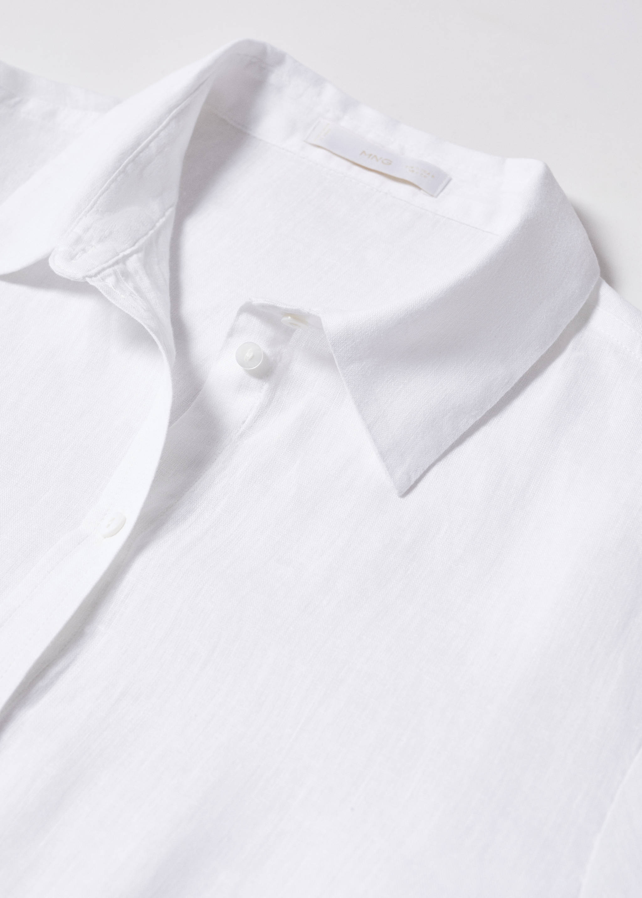 Linen oversized shirt - Details of the article 8