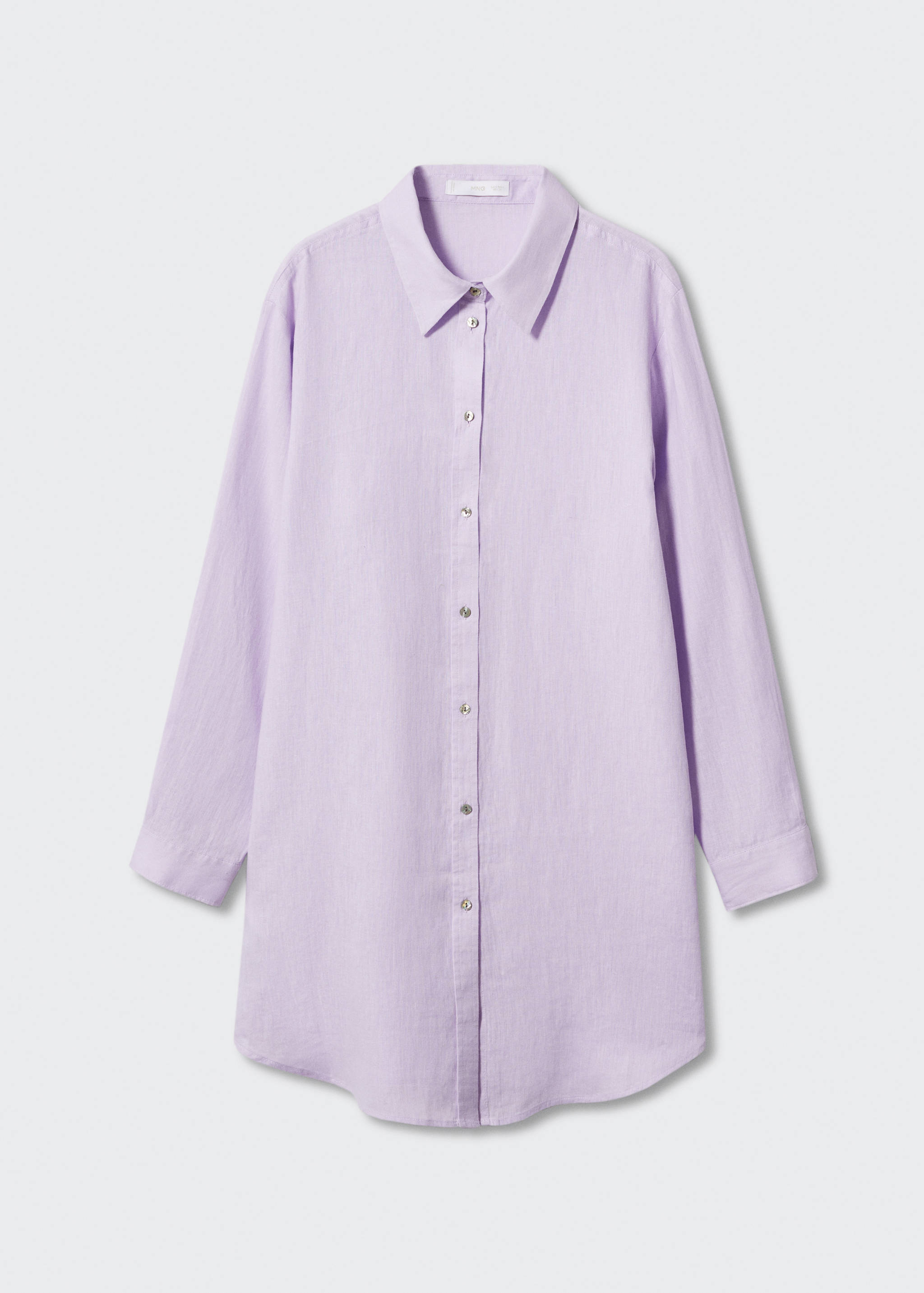 Linen oversized shirt - Article without model