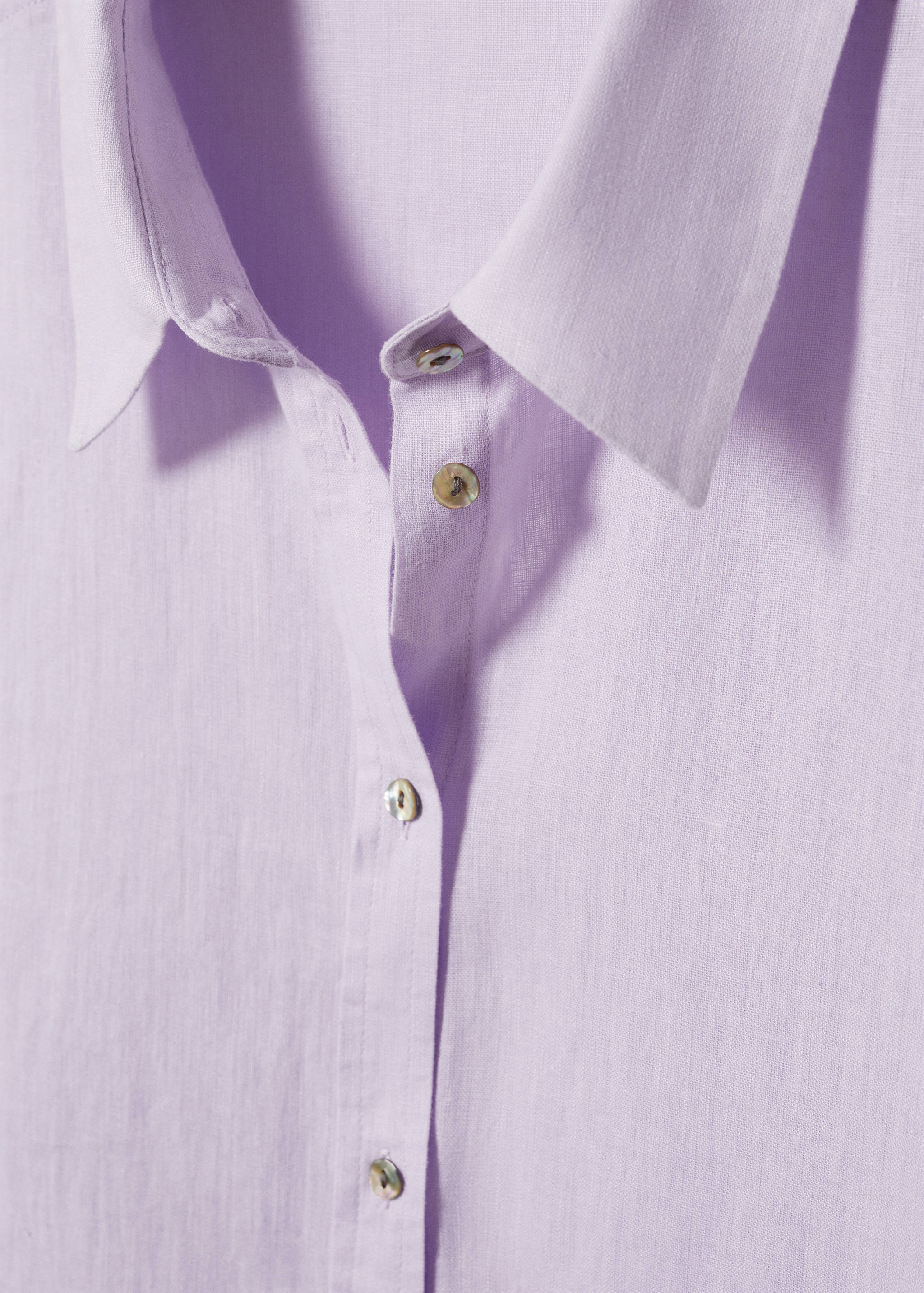 Linen oversized shirt - Details of the article 8