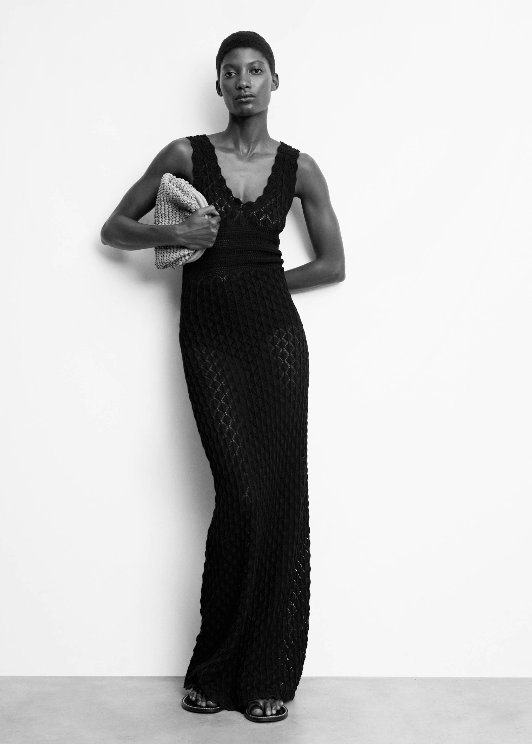 Open-work long dress - Details of the article 2