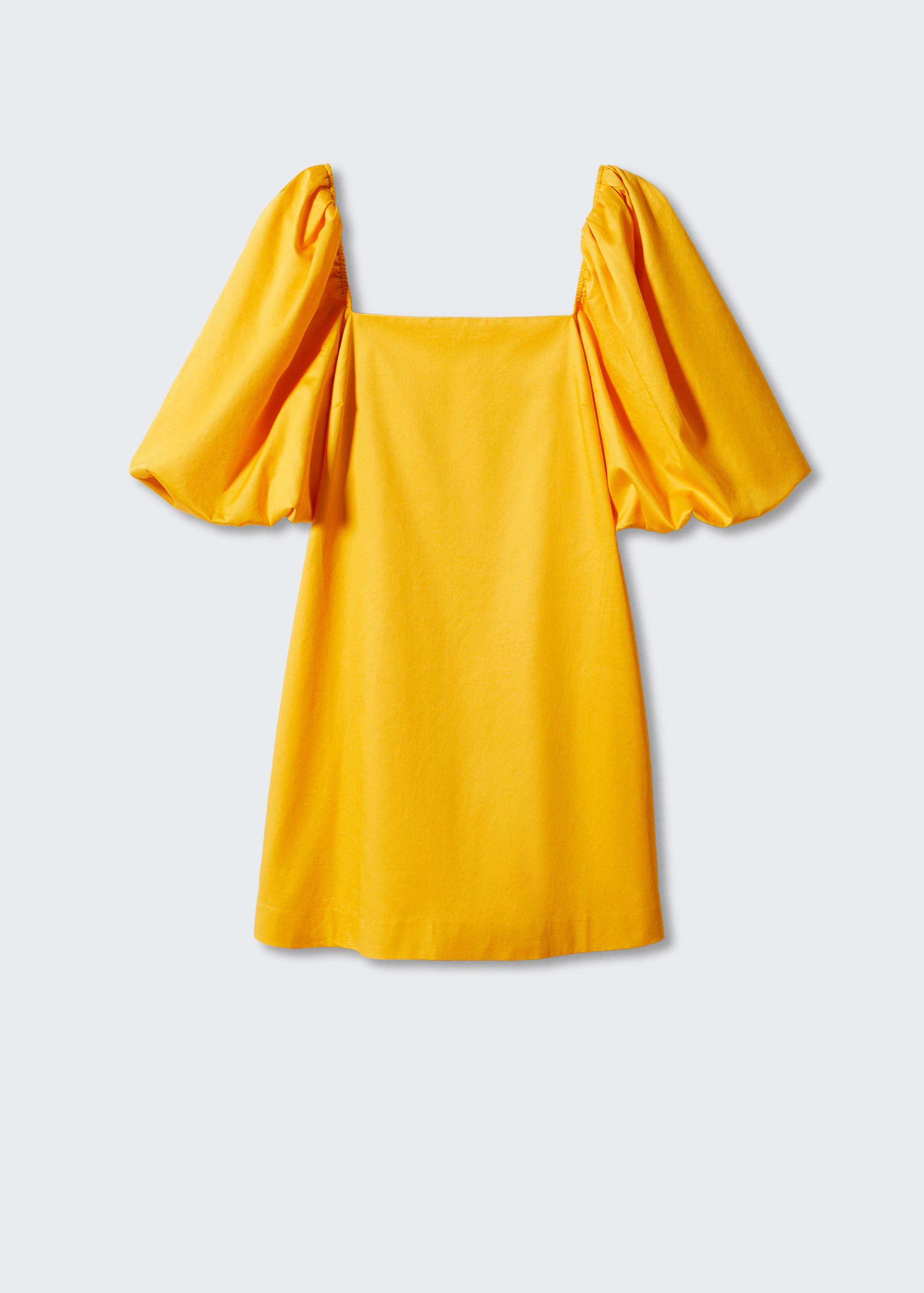 Puffed sleeves short dress - Article without model