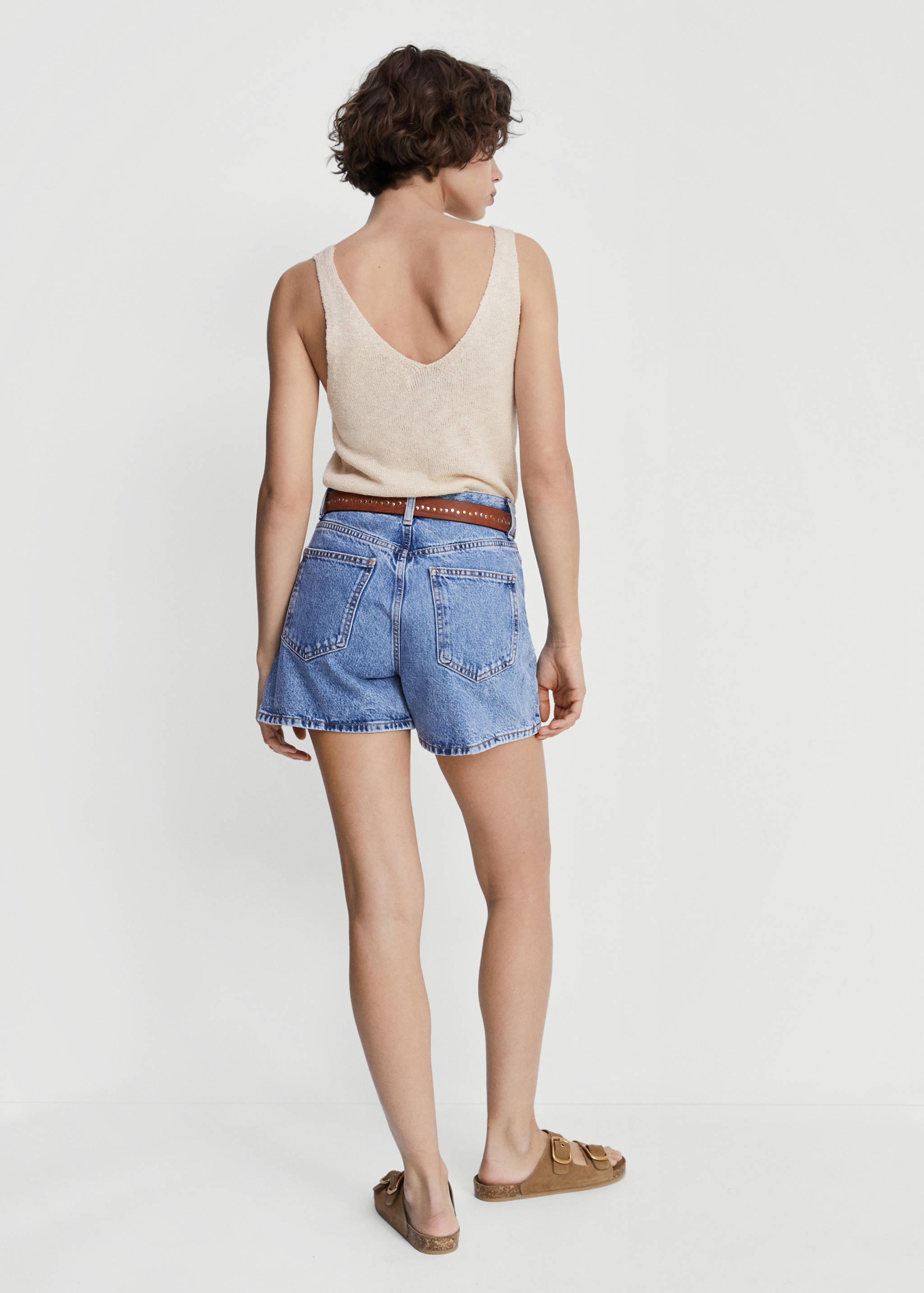 针织吊带上衣 - null