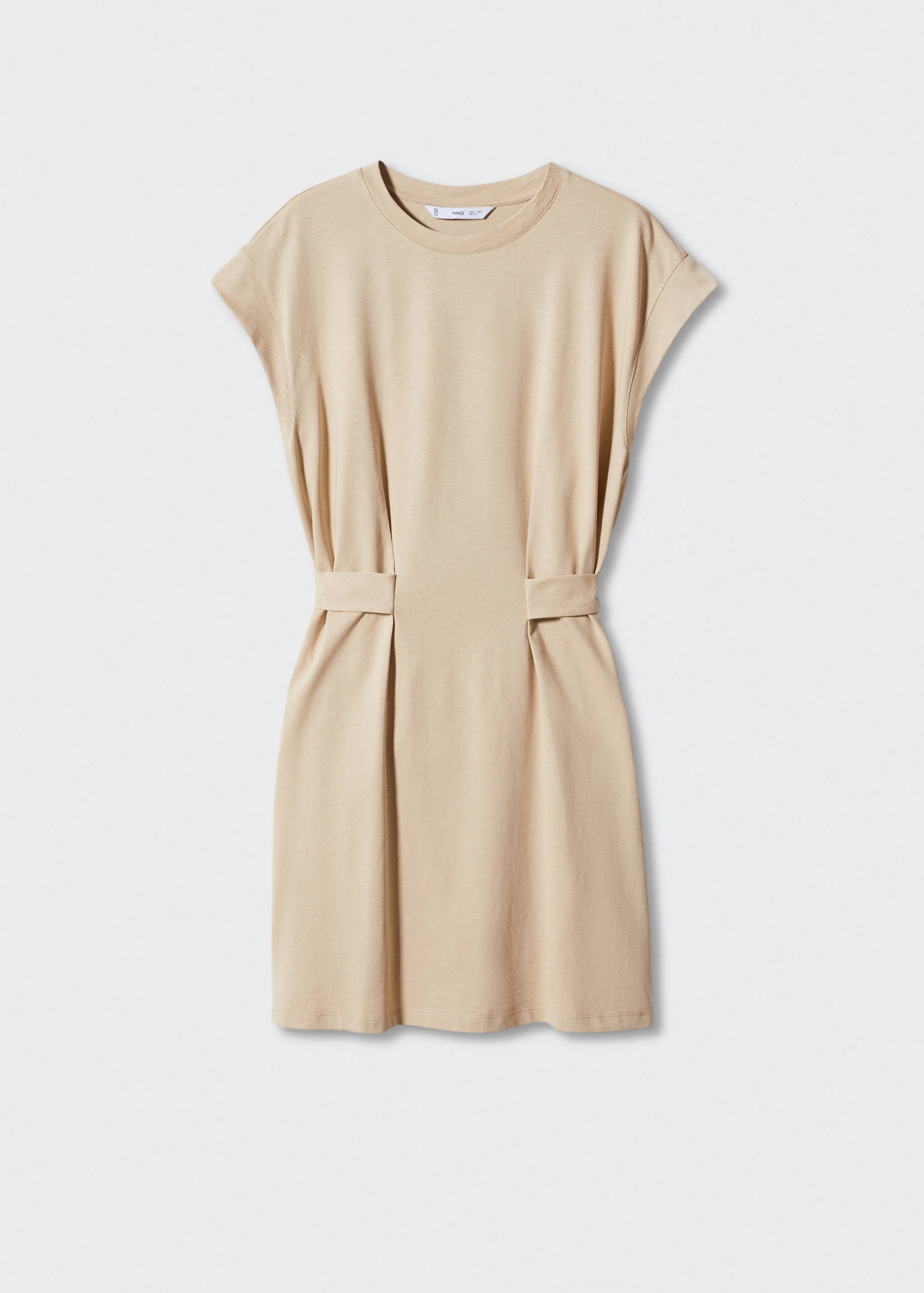 فستان قصير به عقدة أنشوطية - منتج دون نموذج