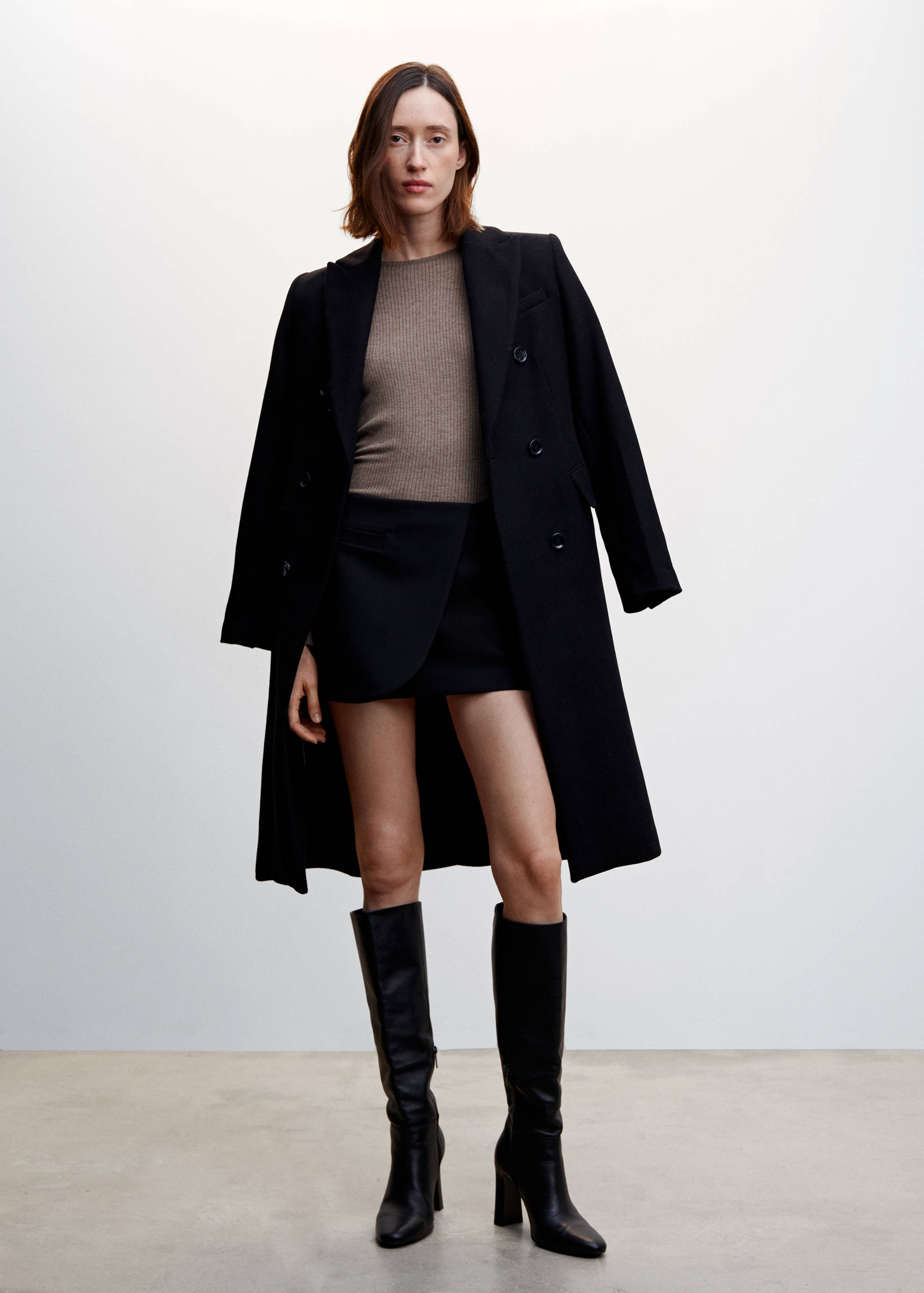 Ribbed  knit t-shirt - General plane