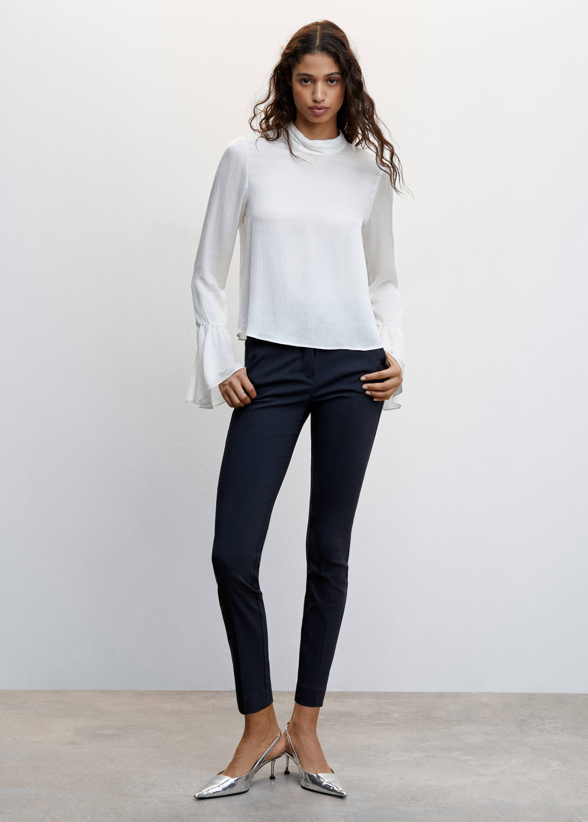 Crop skinny trousers - General plane