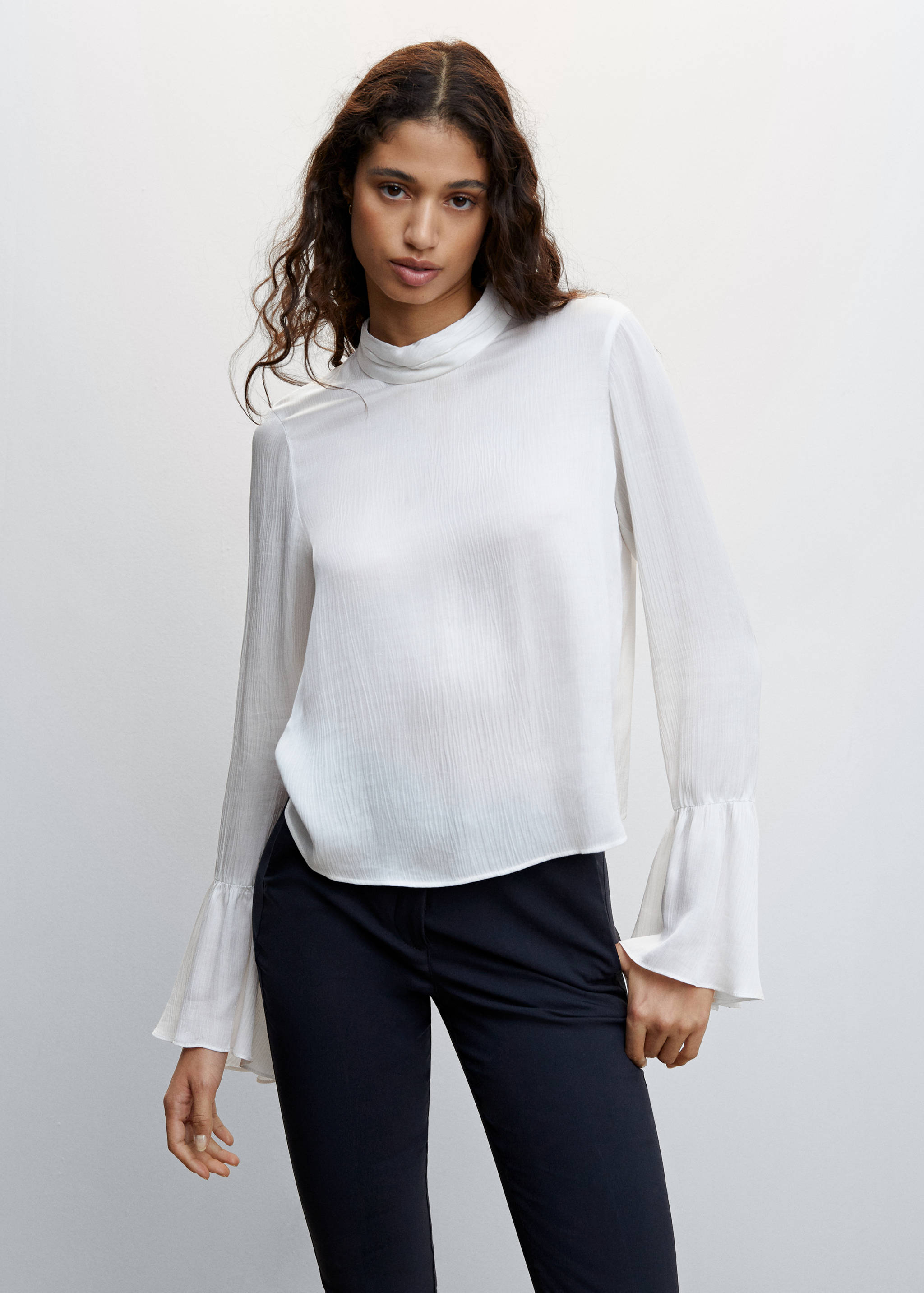 Crop skinny trousers - Details of the article 1