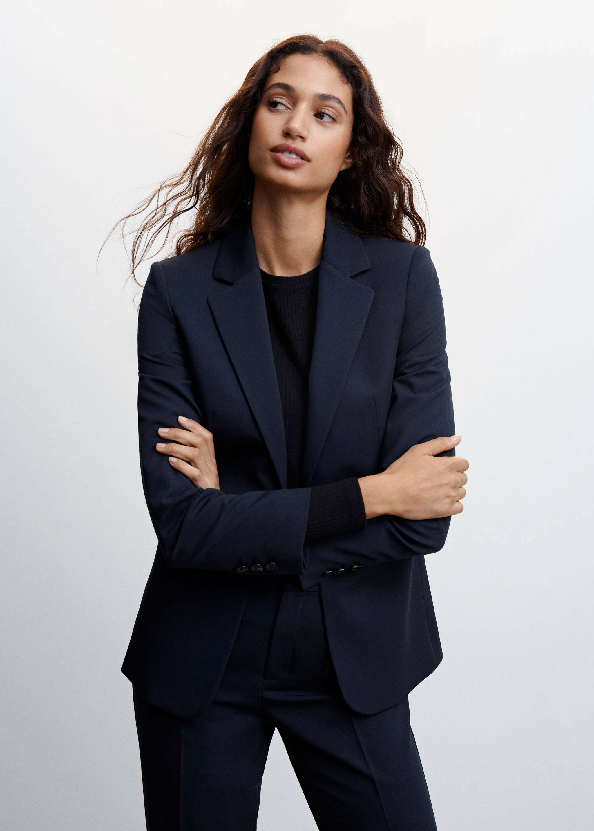 Fitted suit jacket - Medium plane