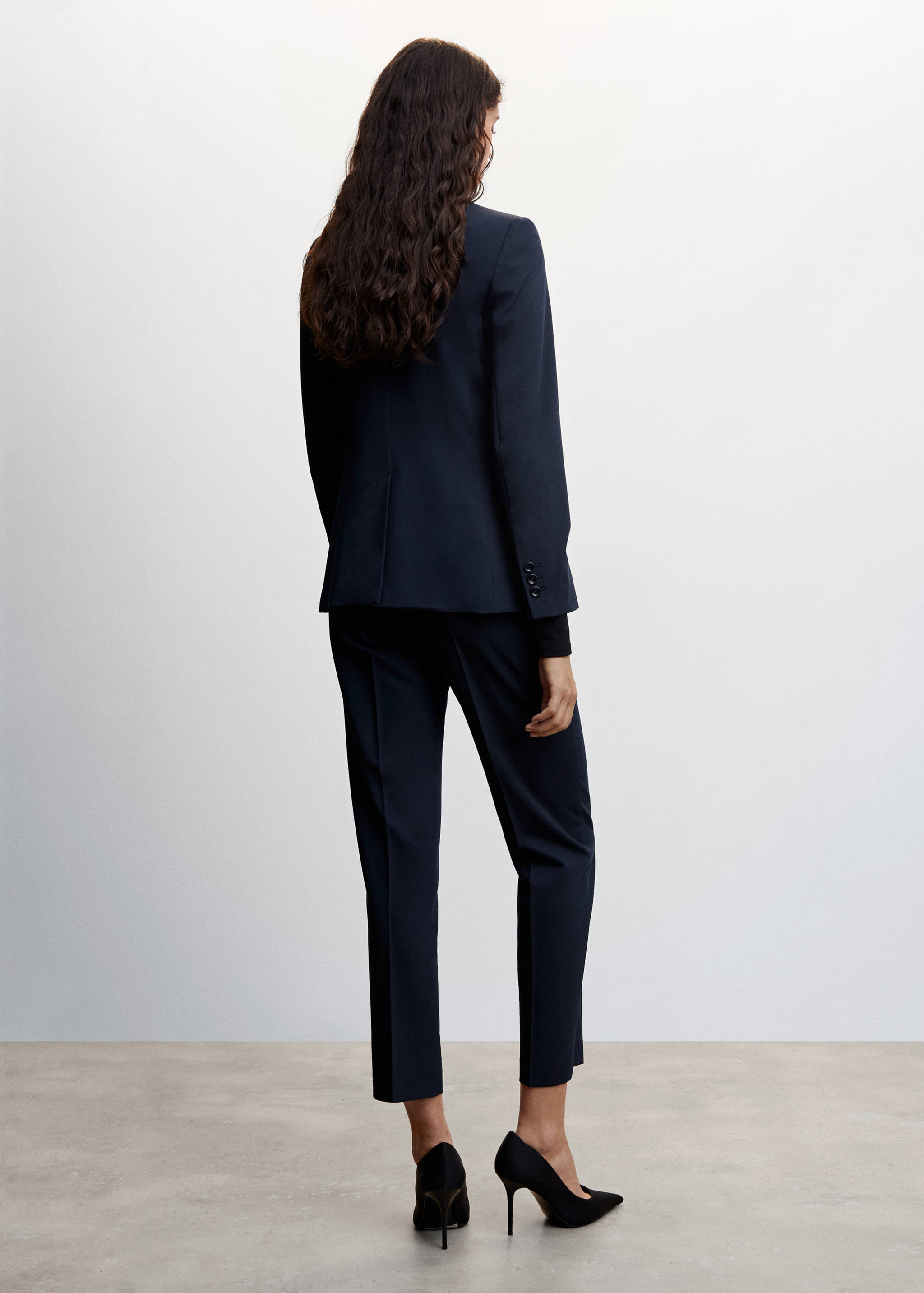 Fitted suit jacket - Reverse of the article