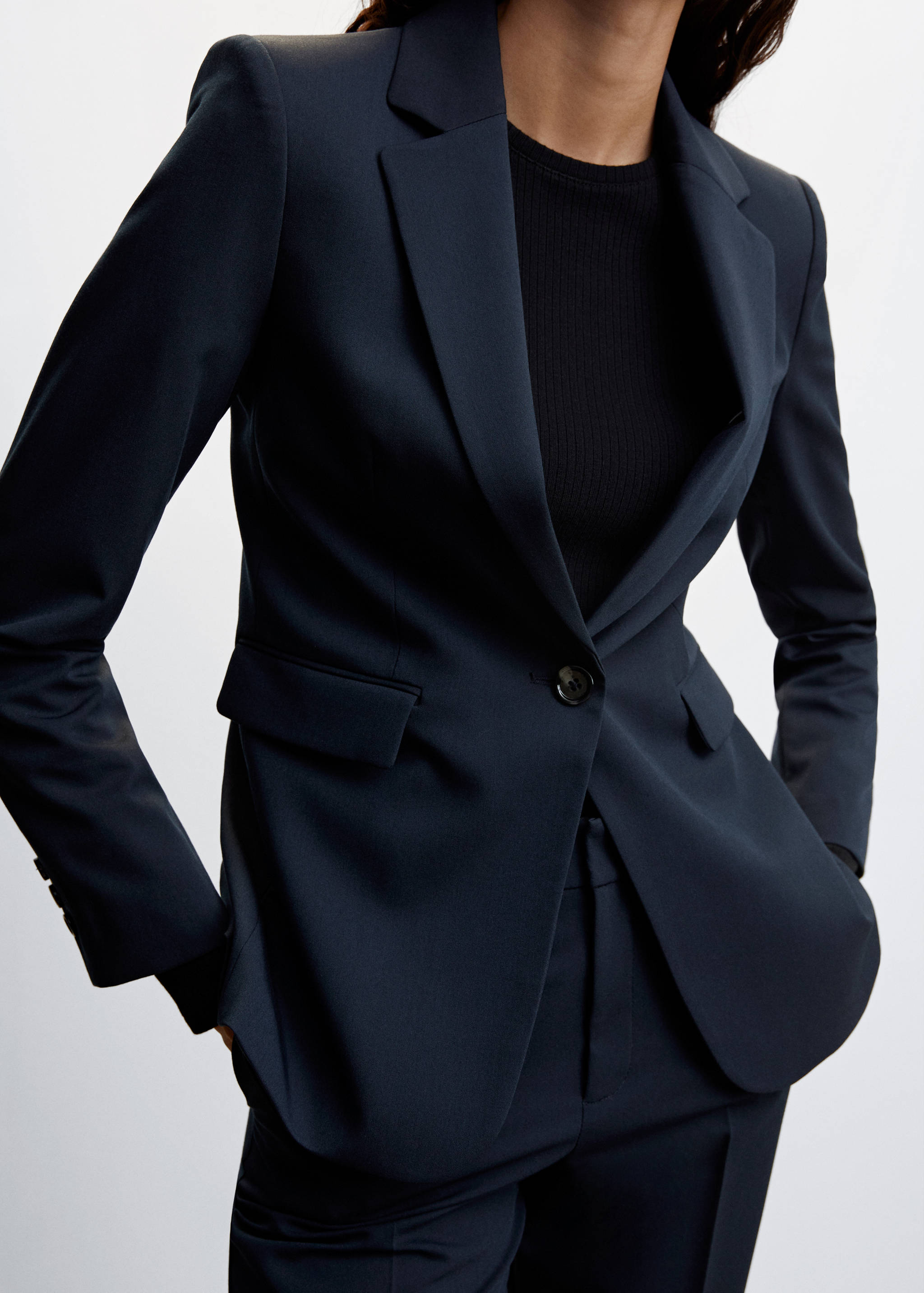 Fitted suit jacket - Details of the article 1